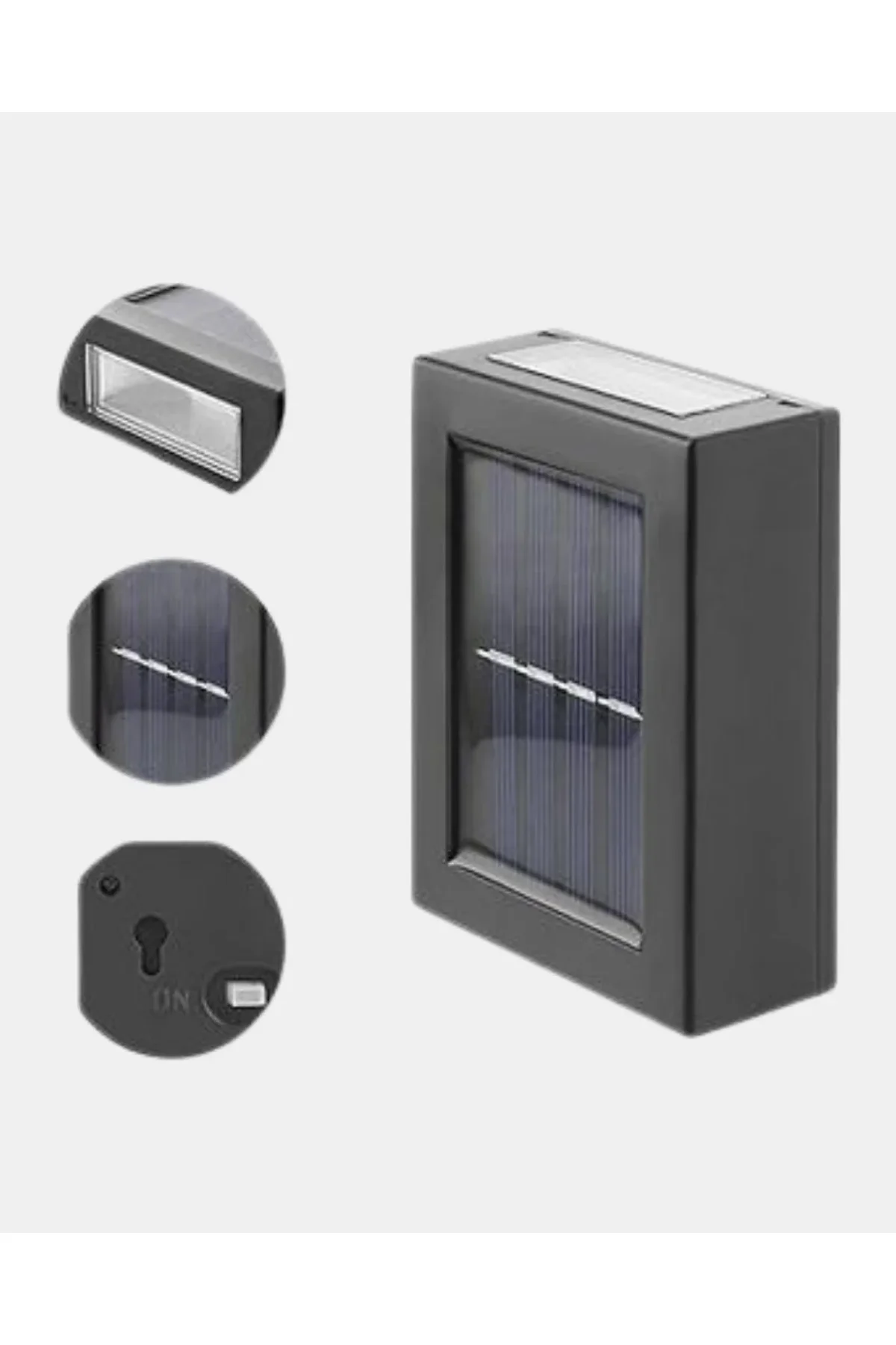 Solar Dış Mekan Aplik Su Geçirmez Dayanıklı Led Aydınlatmalı - Just Cheap Store Görsel 4