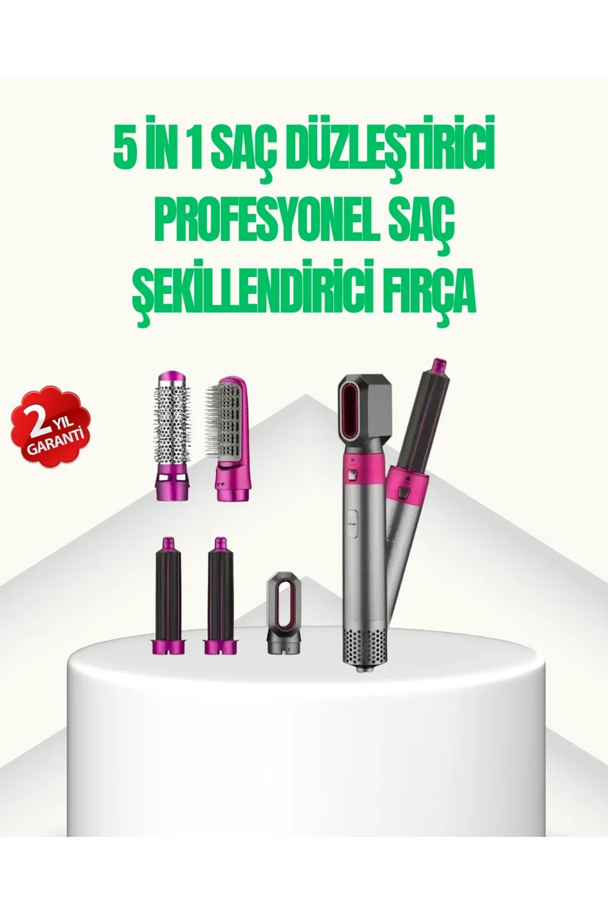 5’i 1 Arada Profesyonel Saç Şekillendirici Tek Cihazla Sınırsız Stil - Just Cheap Store Görsel 2
