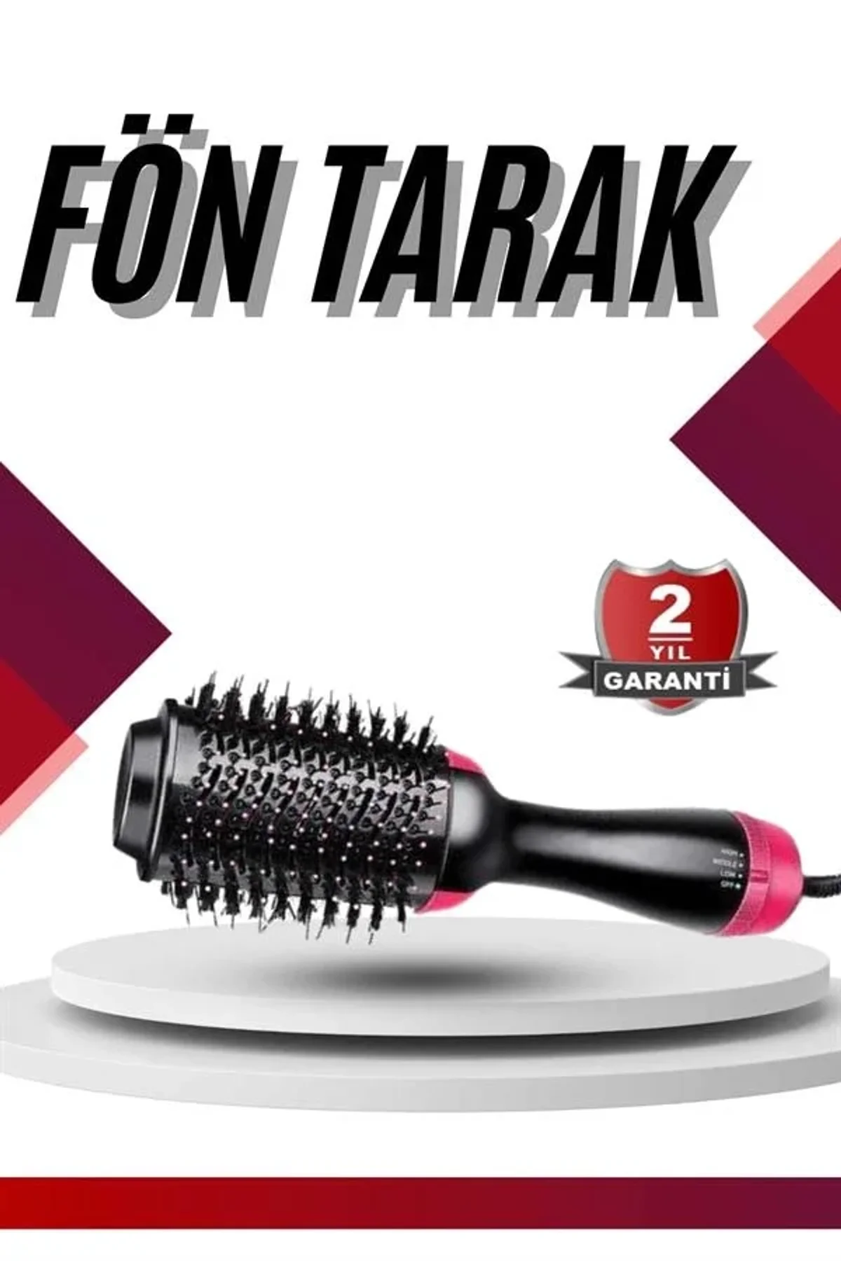 Fön Tarak 1200 W Saç Şekillendirici Saç Düzleştirici Saç Kurutma - Just Cheap Store Görsel 3