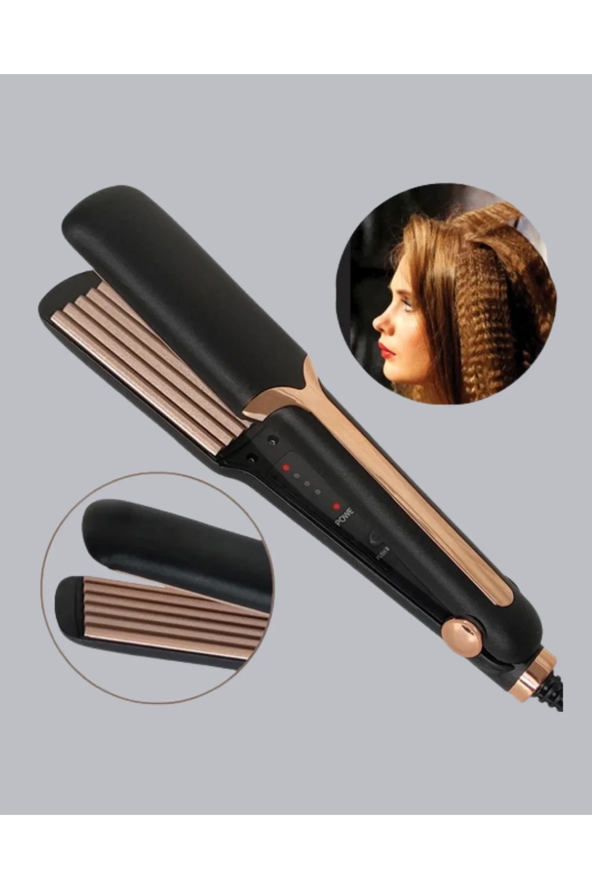 Tost Model Saç Şekillendirici Hızlı Isınan Isı Ayarlı - Just Cheap Store Görsel 2