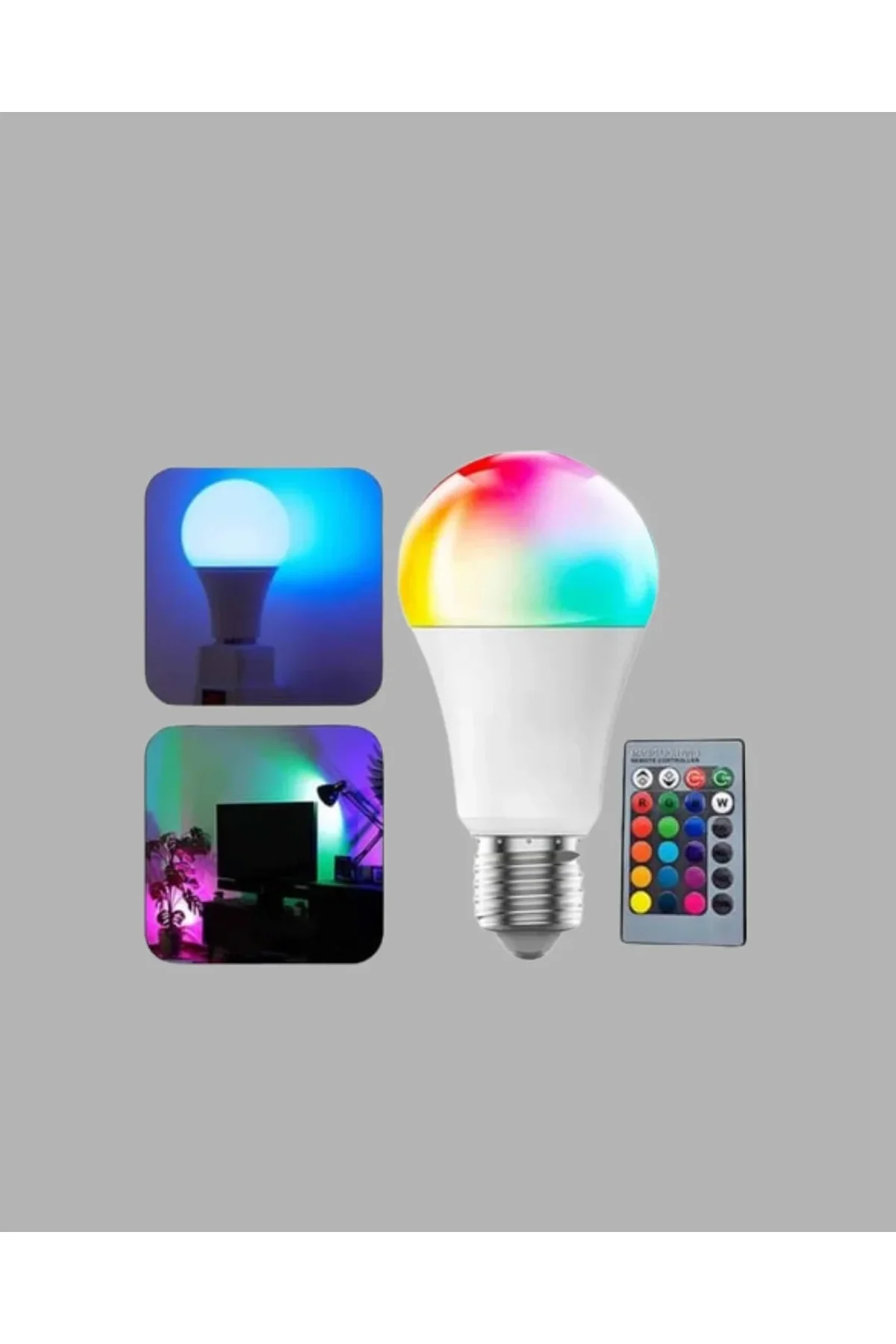 Rgb Uzaktan Kumandalı Led Ampul 16 Renk A Kalite 2025 Model Orijinal - Just Cheap Store Görsel 3