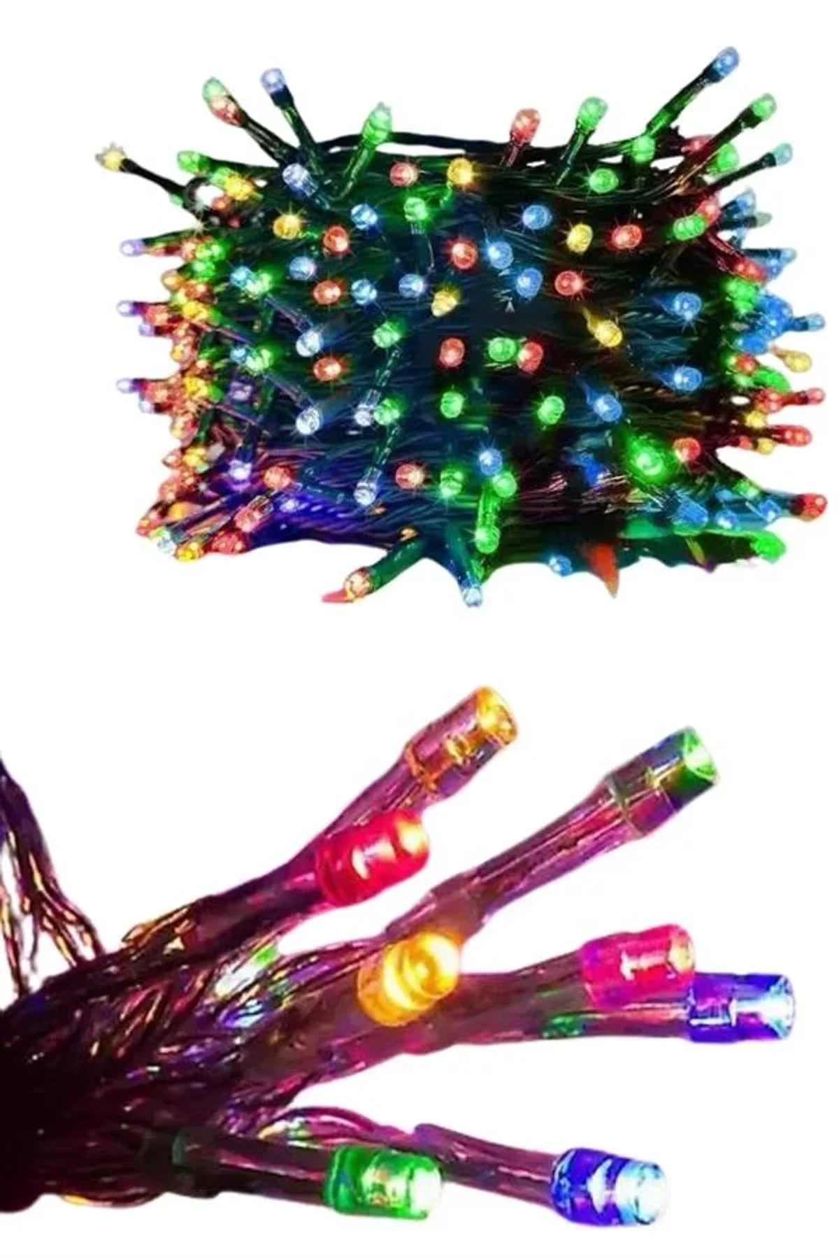 5 Metre Ampul Led Işık Renkli Rgb Çok Renkli Led Aydınlatma - Just Cheap Store Görsel 2