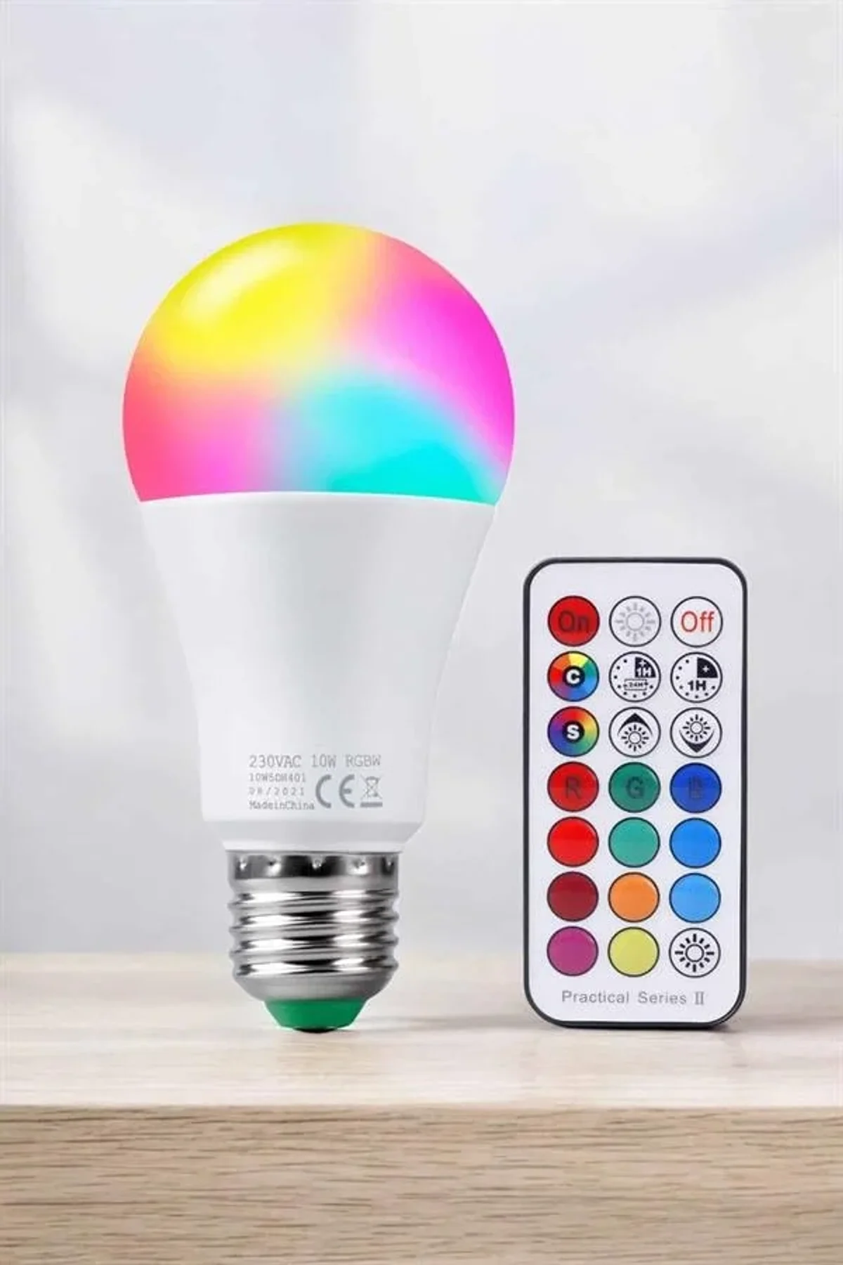 Renk Değiştirebilen Rgb Işıklı Led Ampul A+enerji 10 Watt Led Işık - Just Cheap Store Görsel 5