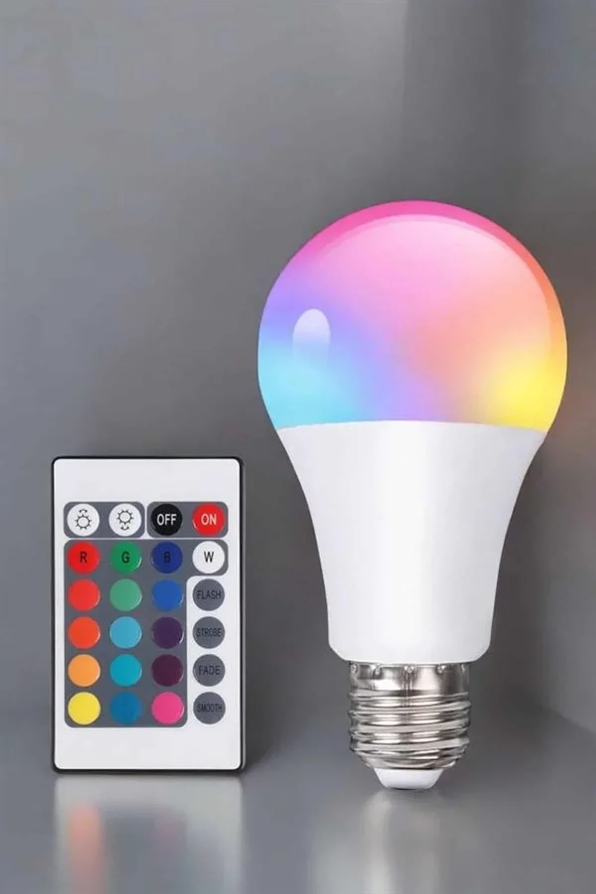 Rgb Led Lamba Led Işık Ampul Renk Değiştirebilen 100 Watt - Just Cheap Store Görsel 5