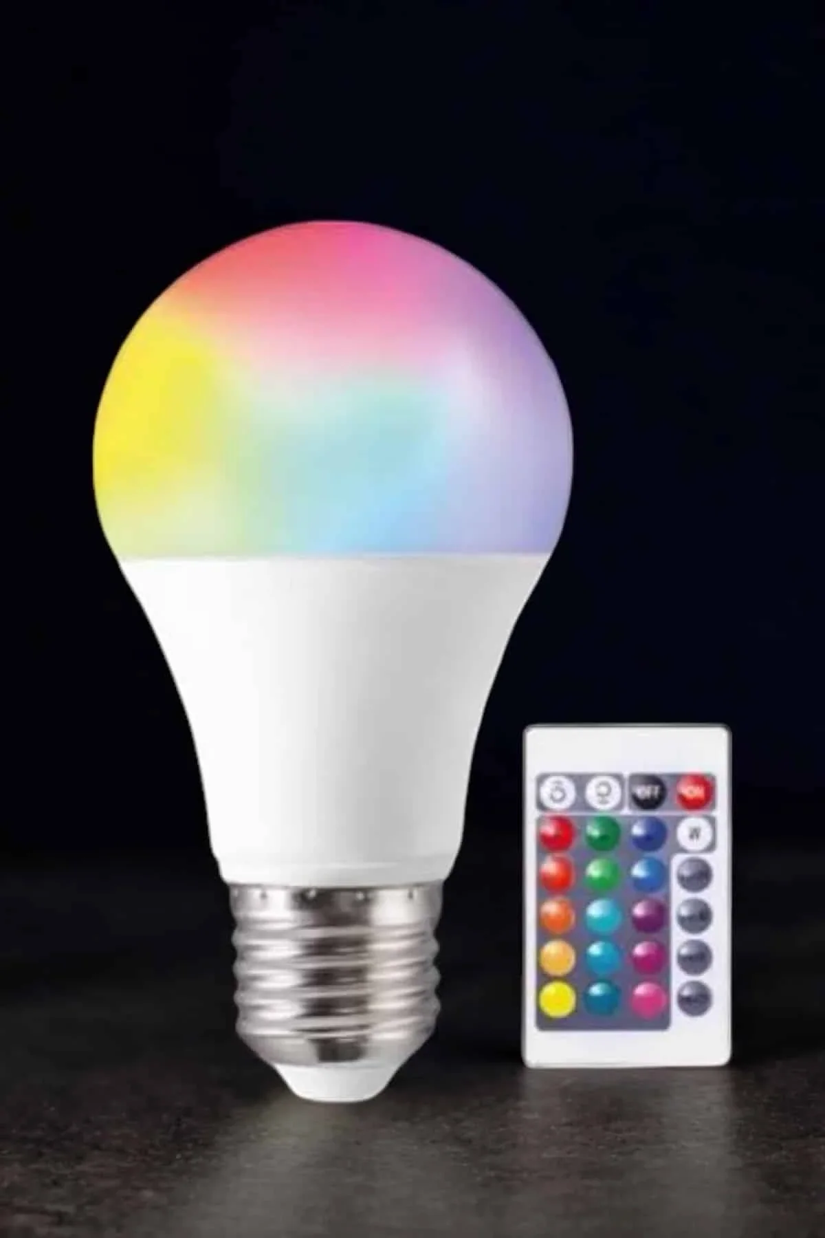 Renk Değiştirebilen Rgb Işıklı Led Ampul A+enerji 10 Watt Led Işık - Just Cheap Store Görsel 3