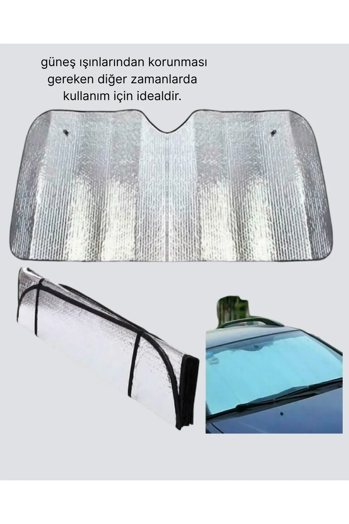 Katlanabilir Araba Güneşliği – Uv Işınlarına Karşı Maksimum Koruma - Just Cheap Store Görsel 4