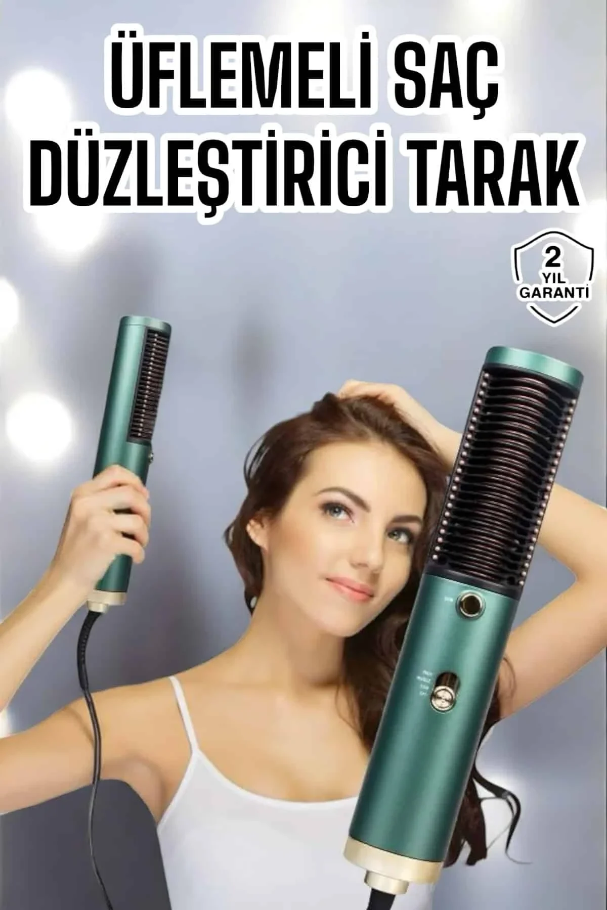 Fön Tarak Saç Düzleştirici Üflemeli Fön Makinesi Sıkı Dişli Taşınabilir - Just Cheap Store Görsel 2