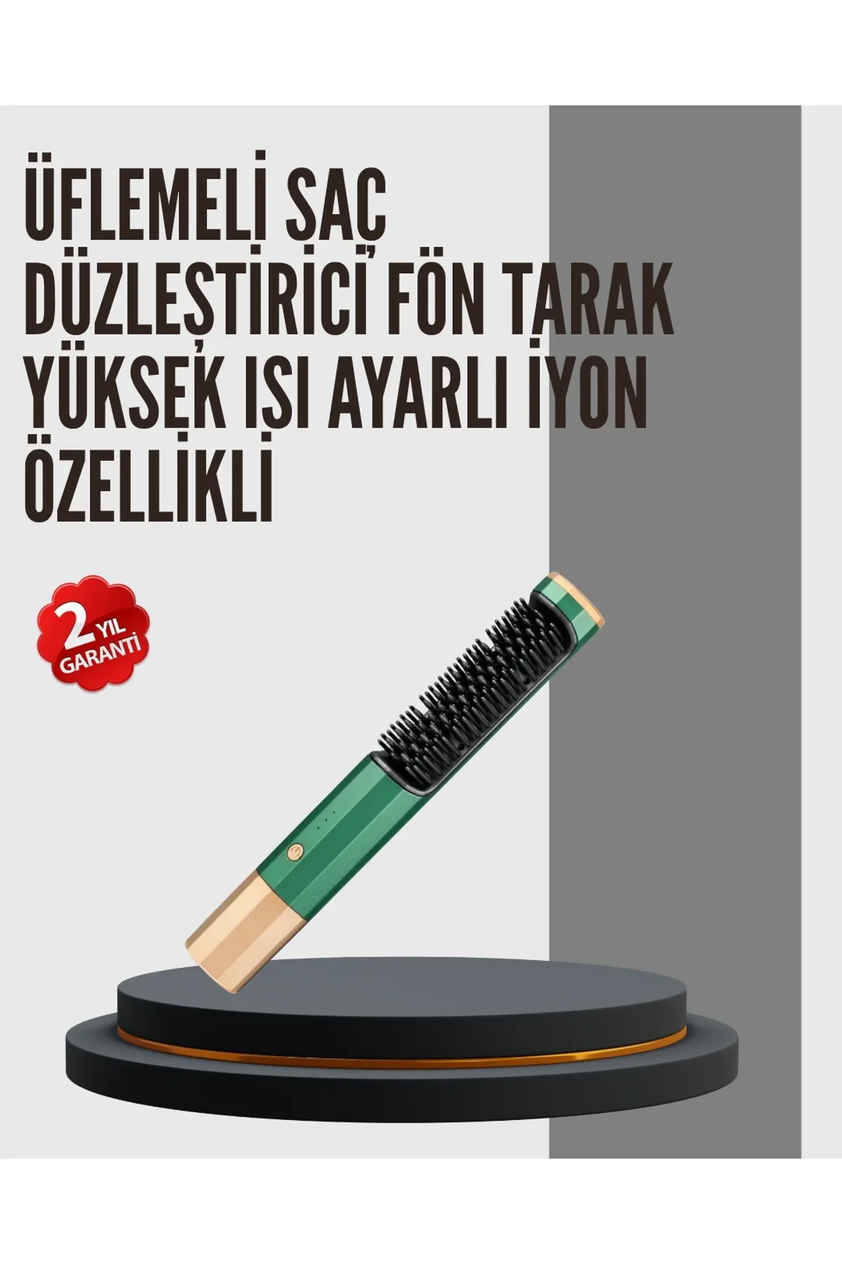 360° Döner Kablolu Kompakt Saç Şekillendirme Seti - Just Cheap Store Görsel 2