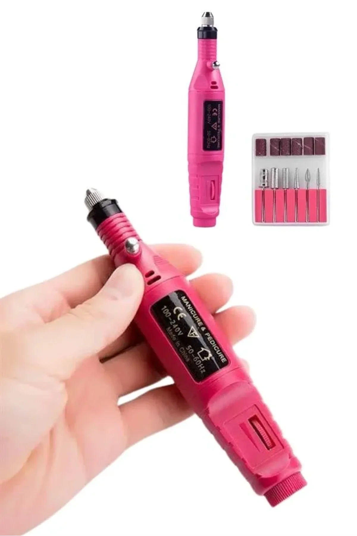 Elektrikli Profesyonel Manikür Pedikür Seti Değiştirilebilir Başlık Seçeneği - Just Cheap Store Görsel 5