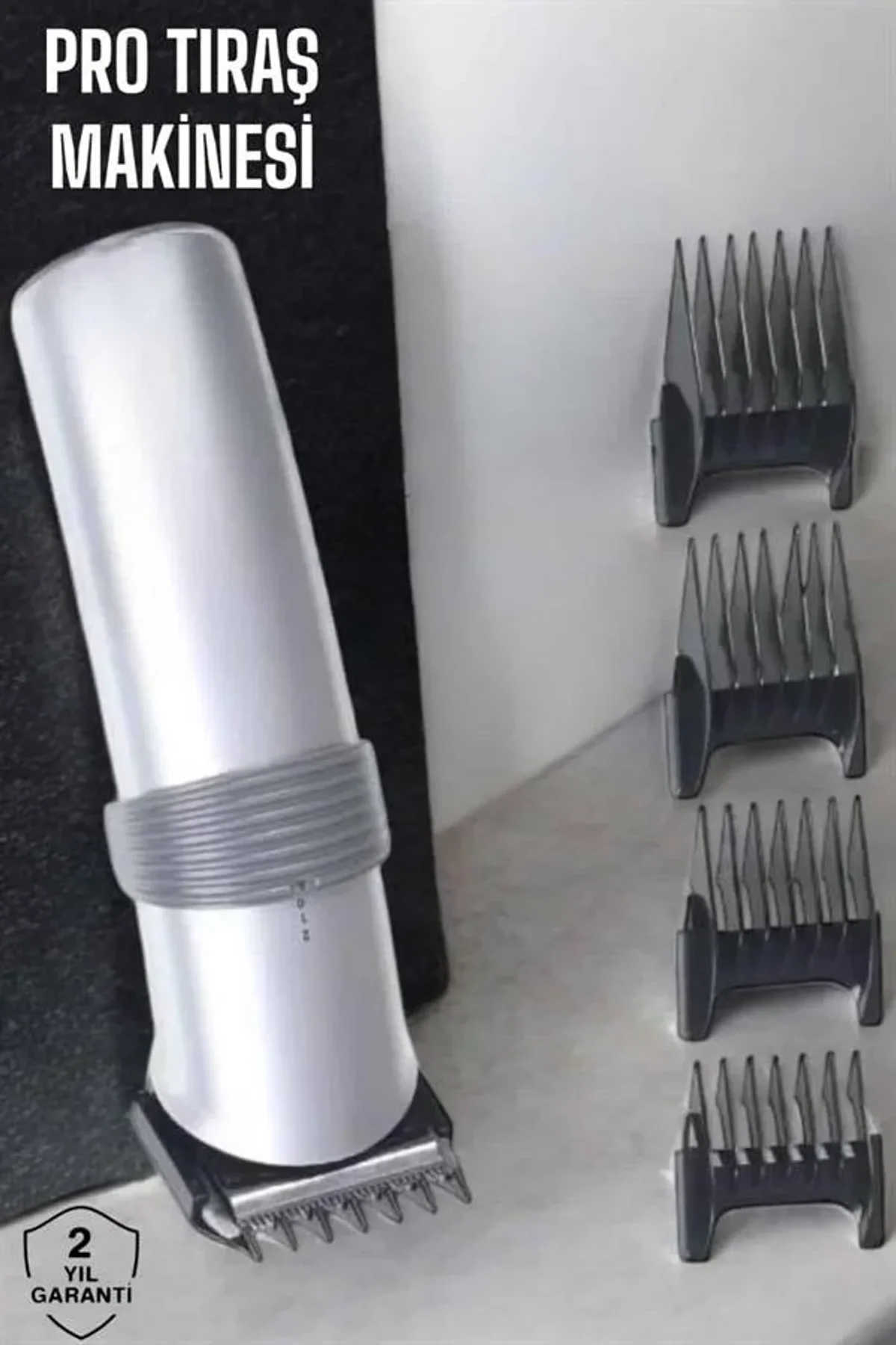 4 Taraklı Profesyonel Şarjlı Saç Ve Sakal Kesme Tıraş Makinesi Seti - Just Cheap Store Görsel 3