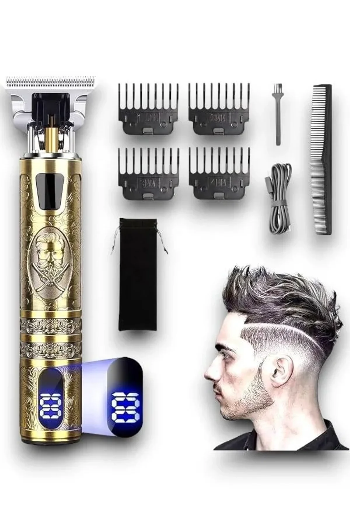 Rd 378 Çizik Tıraş Makinesi Seti Dijital - Just Cheap Store Görsel 2