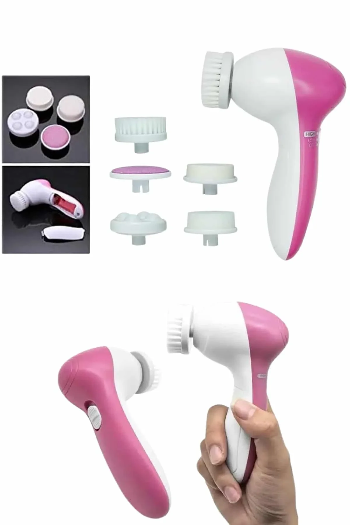 5 Başlıklı Titreşimli Cilt Temizleme Seti Canlandırıcı Ve Onarıcı - Just Cheap Store Görsel 5