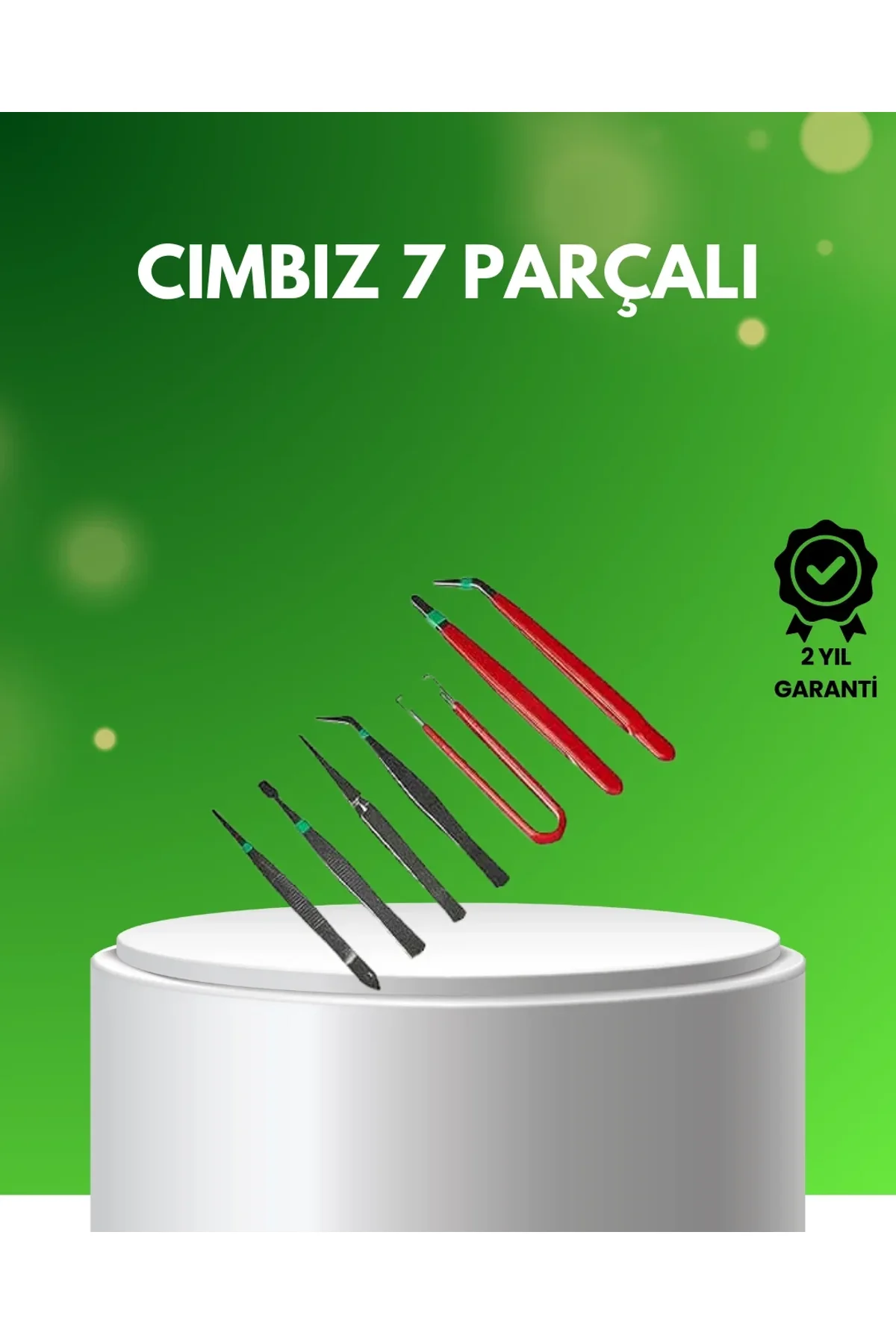 7 Parça Hassas Çelik Cımbız Seti Elektronik Ve Saat Tamiri İçin - Just Cheap Store Görsel 2