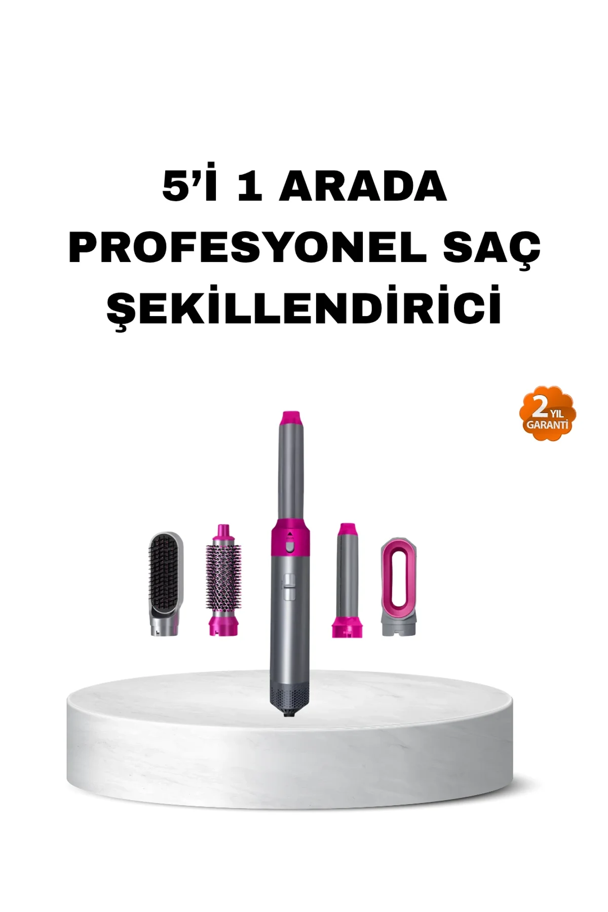 5’i 1 Arada Saç Şekillendirme Seti Negatif İyon Teknolojili Ve Hızlı Kurutmalı