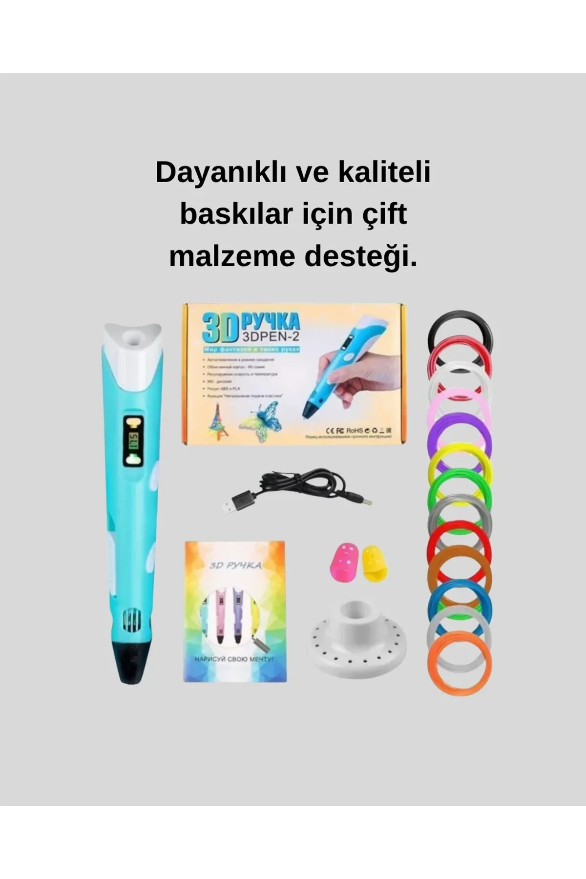 Üç Boyutlu 3d Yazıcı Kalem Abs Ve Pla Uyumlu - Just Cheap Store Görsel 4