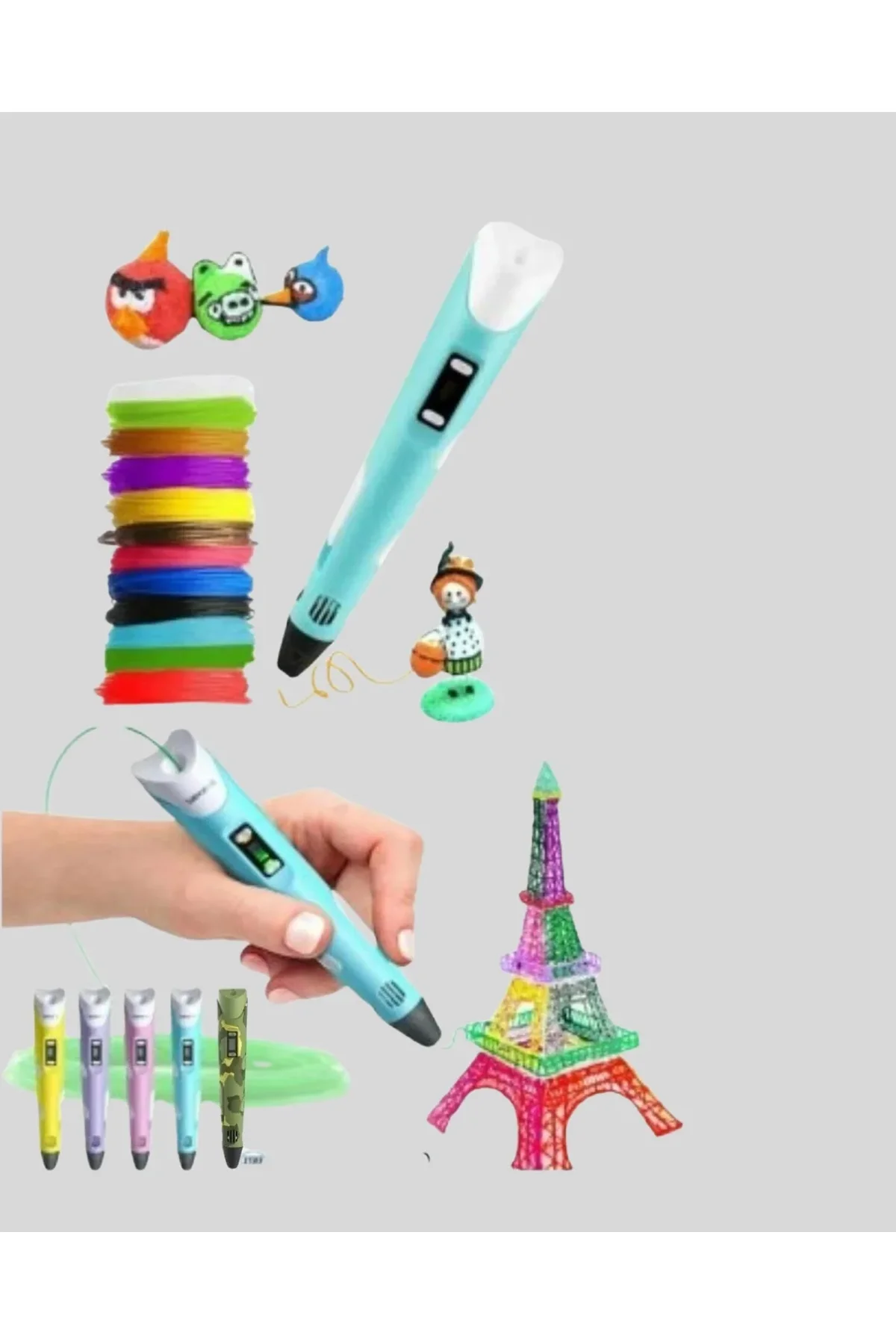 Abs Ve Pla Filament Destekli 3d Yazıcı Kalem - Just Cheap Store Görsel 3