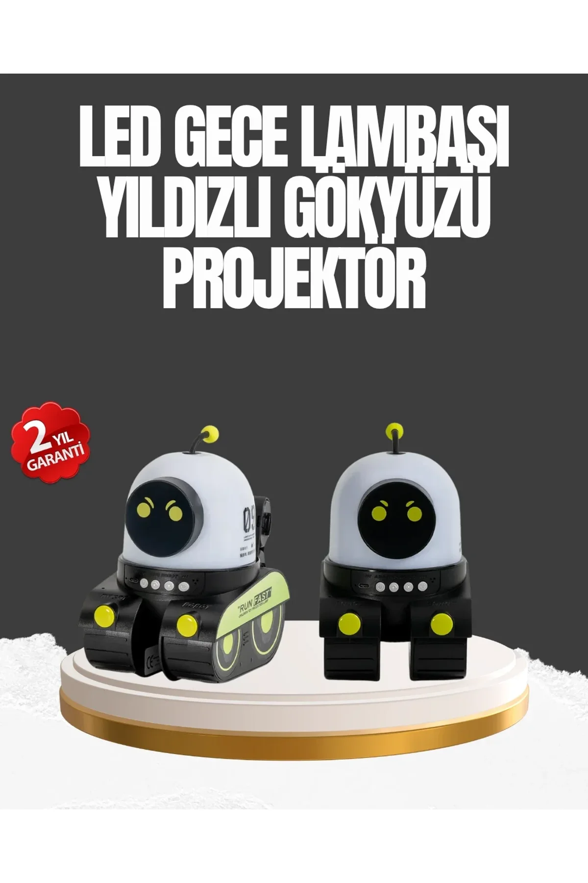 Çocuk Odası İçin Müzikli Ve Işıklı Robot Projektör - Just Cheap Store Görsel 2