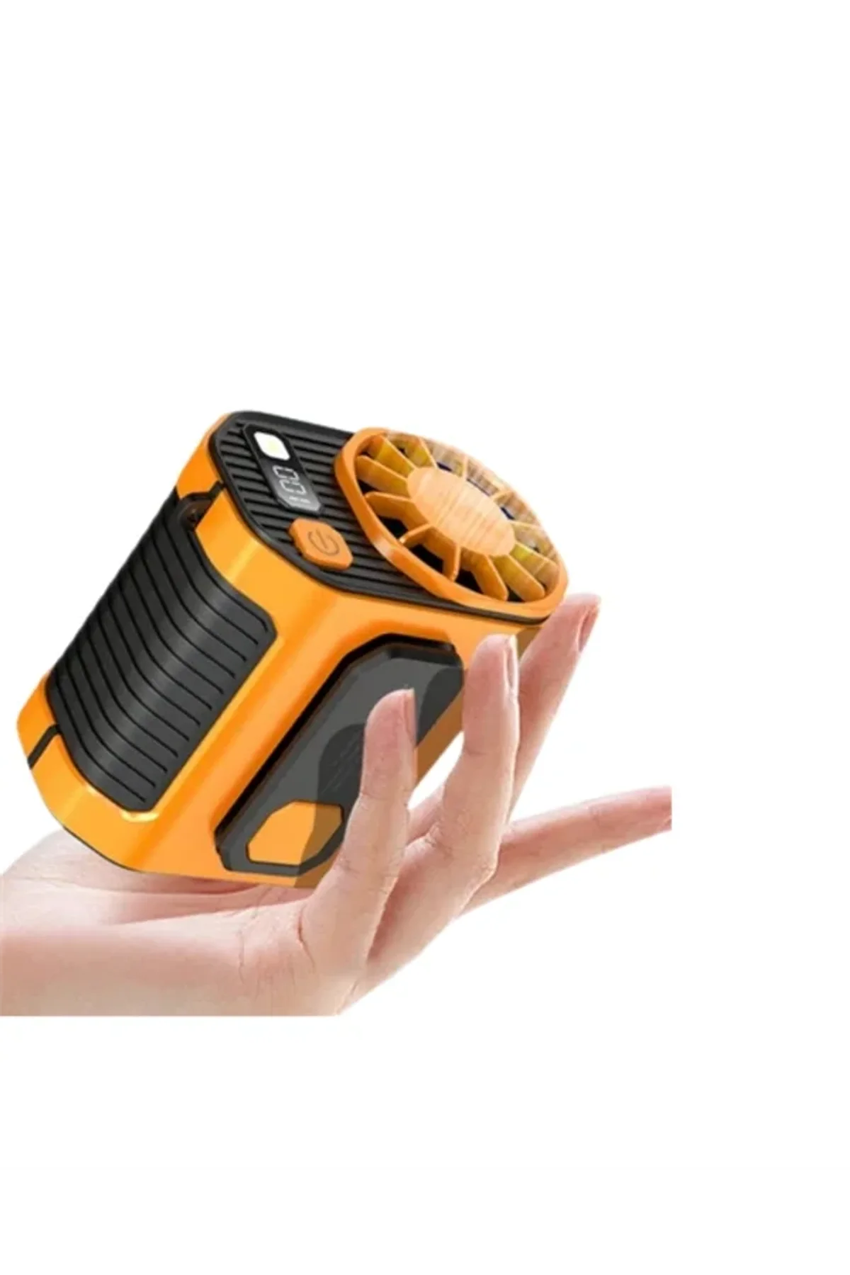 Turbo Mini Fan – Dijital Ekranlı, Sessiz &amp; Şarjlı Serinlik - Just Cheap Store Görsel 4