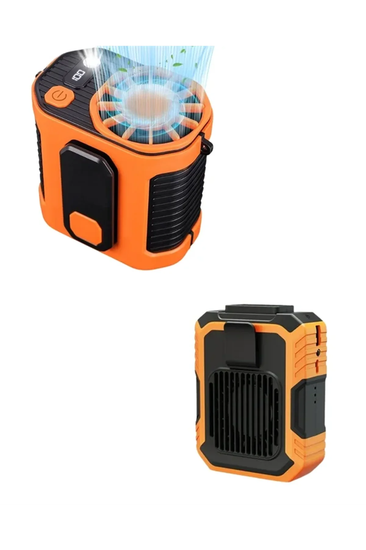 Turbo Mini Fan – Dijital Ekranlı, Sessiz &amp; Şarjlı Serinlik - Just Cheap Store Görsel 3