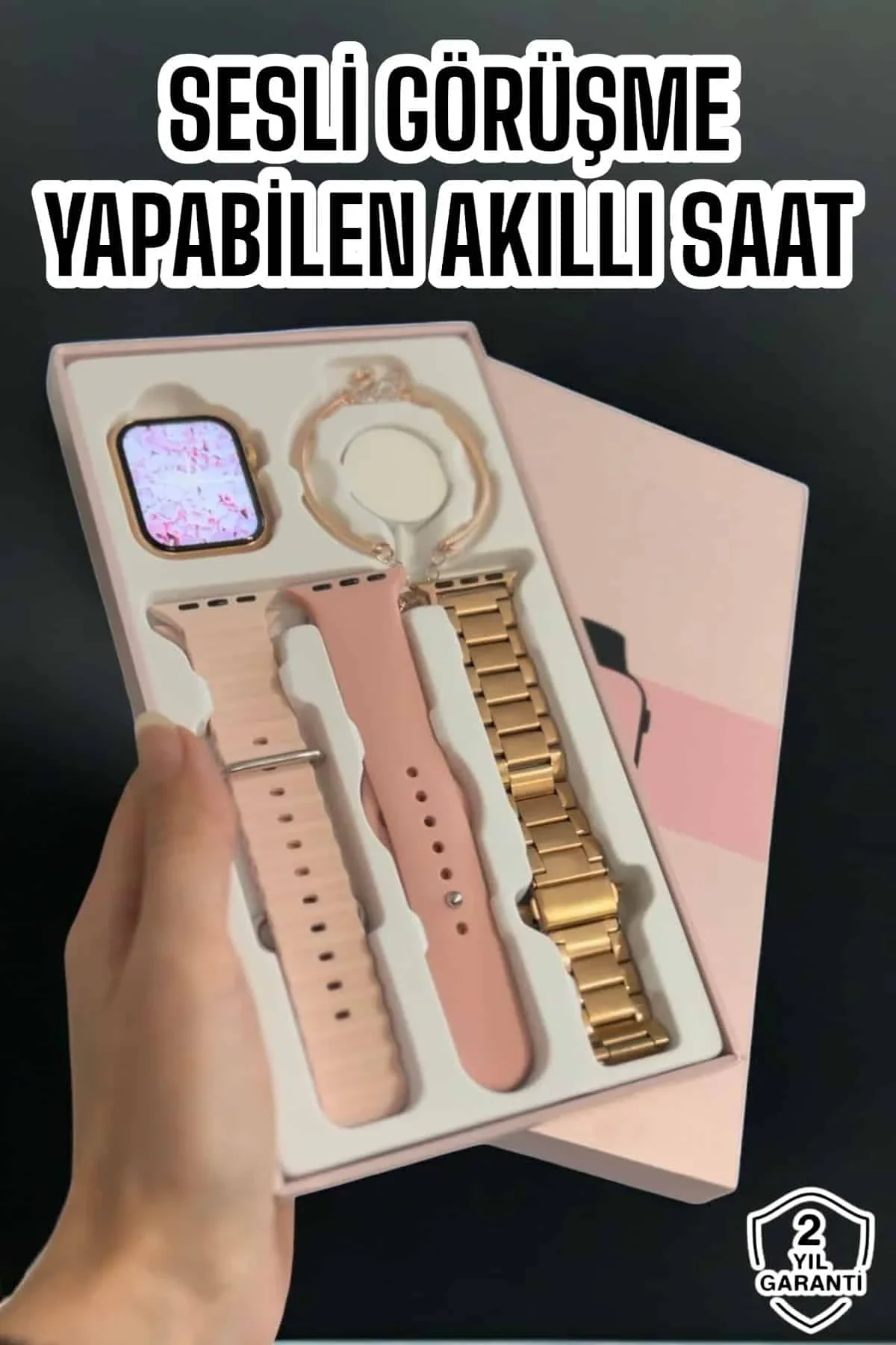 Akıllı Saat Bluetooth Bağlantılı Aksesuar Hediyeli Gps Takibi - Just Cheap Store Görsel 2