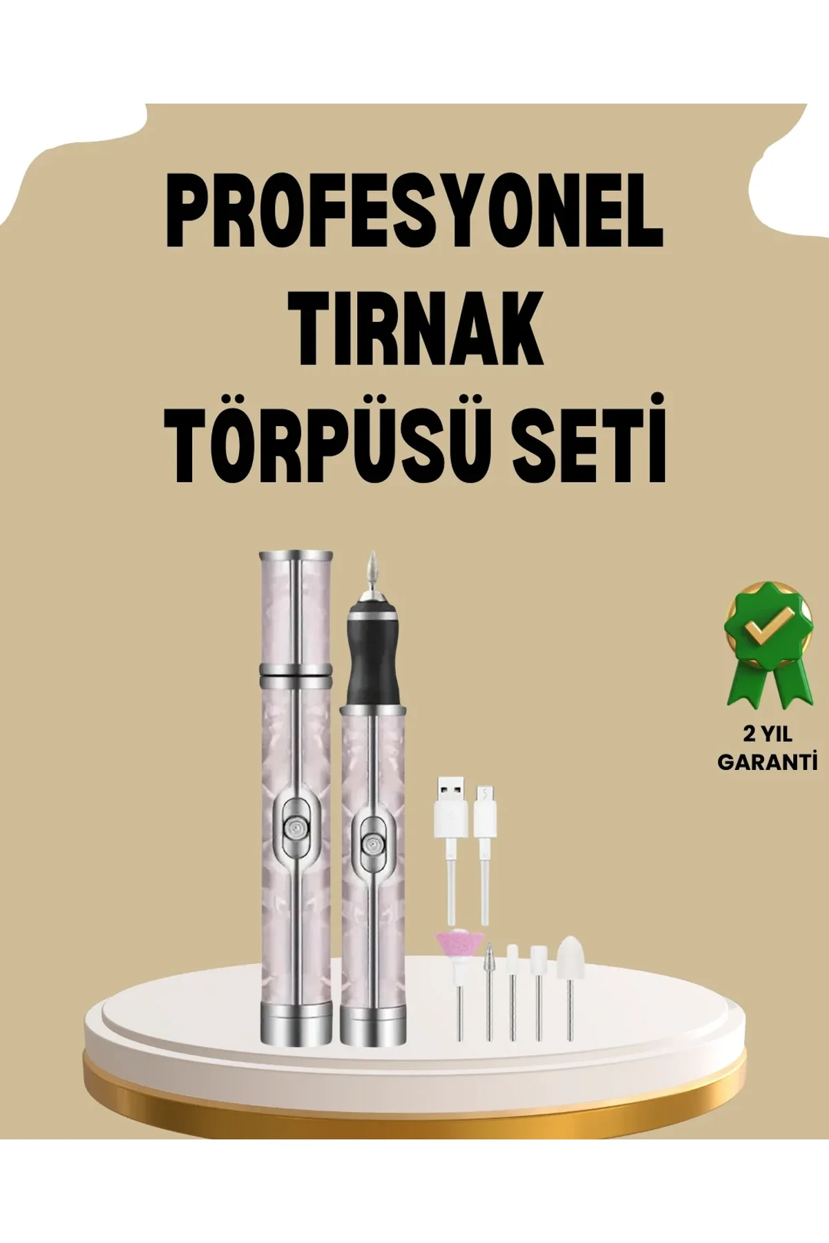 Usb Şarjlı Profesyonel 20.000 Rpm Elektrikli Oje Sökücü Ve Tırnak Bakım Aleti - Just Cheap Store Görsel 2