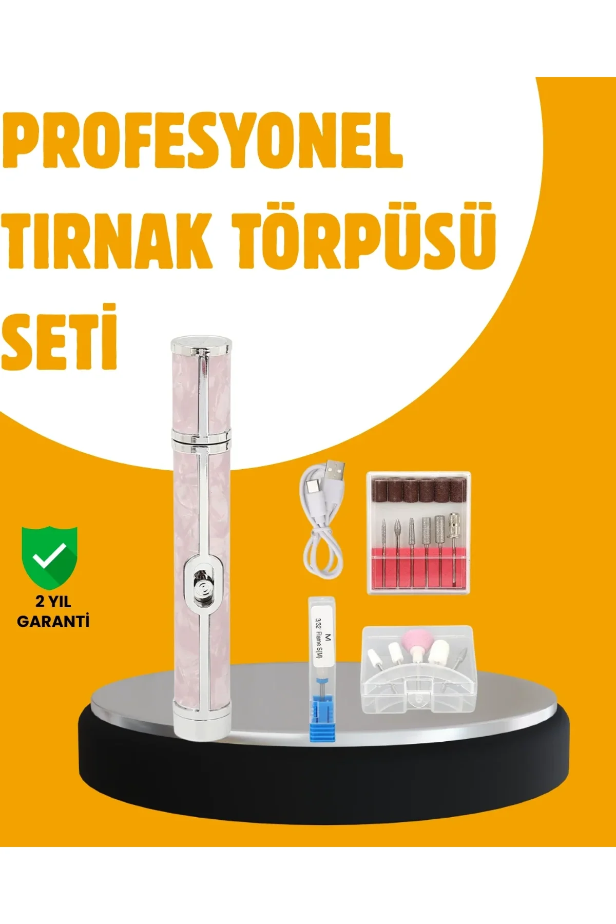 Ergonomik Saplı 20.000 Rpm Hız Kontrollü Manikür Pedikür Makinesi - Just Cheap Store Görsel 2