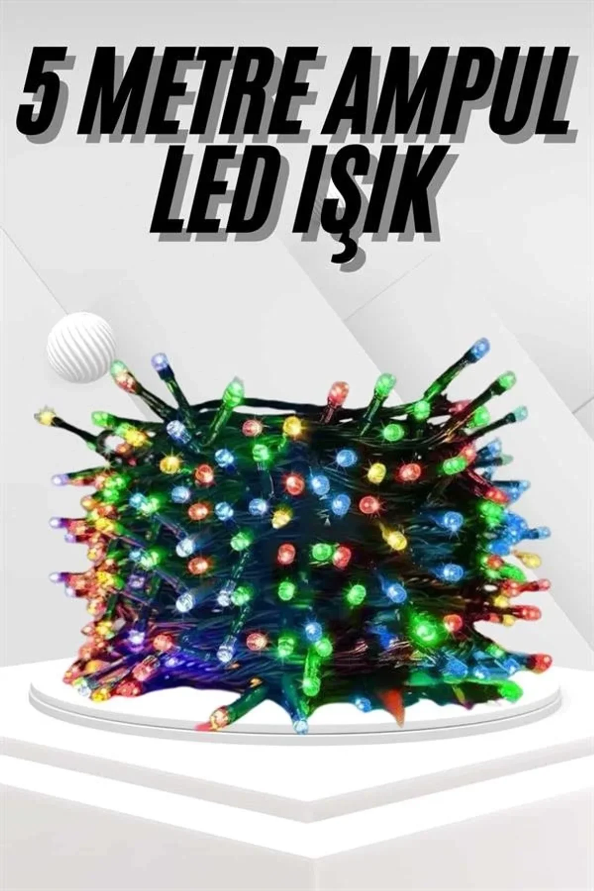 Ledli Fişli Led Dekor Lambası 5m Rgb Yılbaşı Ağacı Işığı - Just Cheap Store Görsel 3