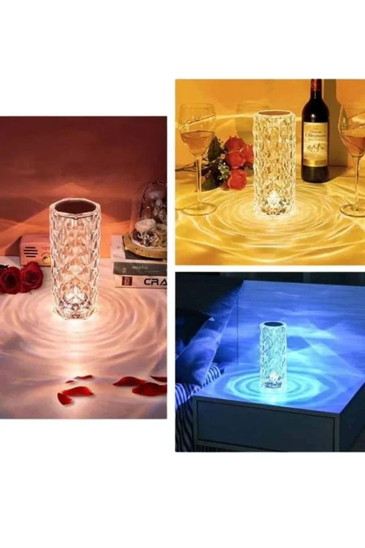 Sevgililer Günü İçin Hediye Kristal Lamba Sevgiliye Hediye Usb Şarjlı Gece Lambası - Just Cheap Store Görsel 4
