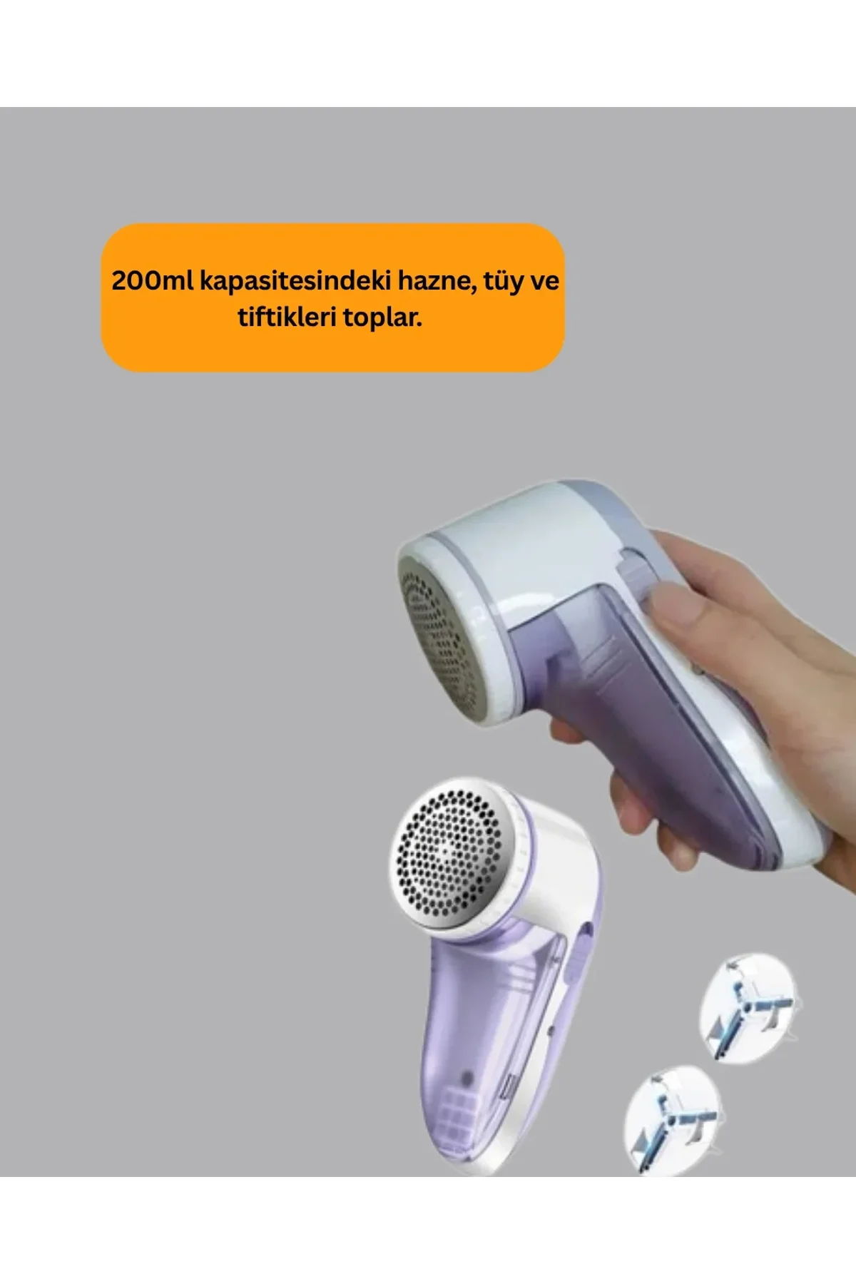 Tiftik Ve Tüy Toplama Cihazı – 200ml Hazne, Kompakt Boyut - Just Cheap Store Görsel 4