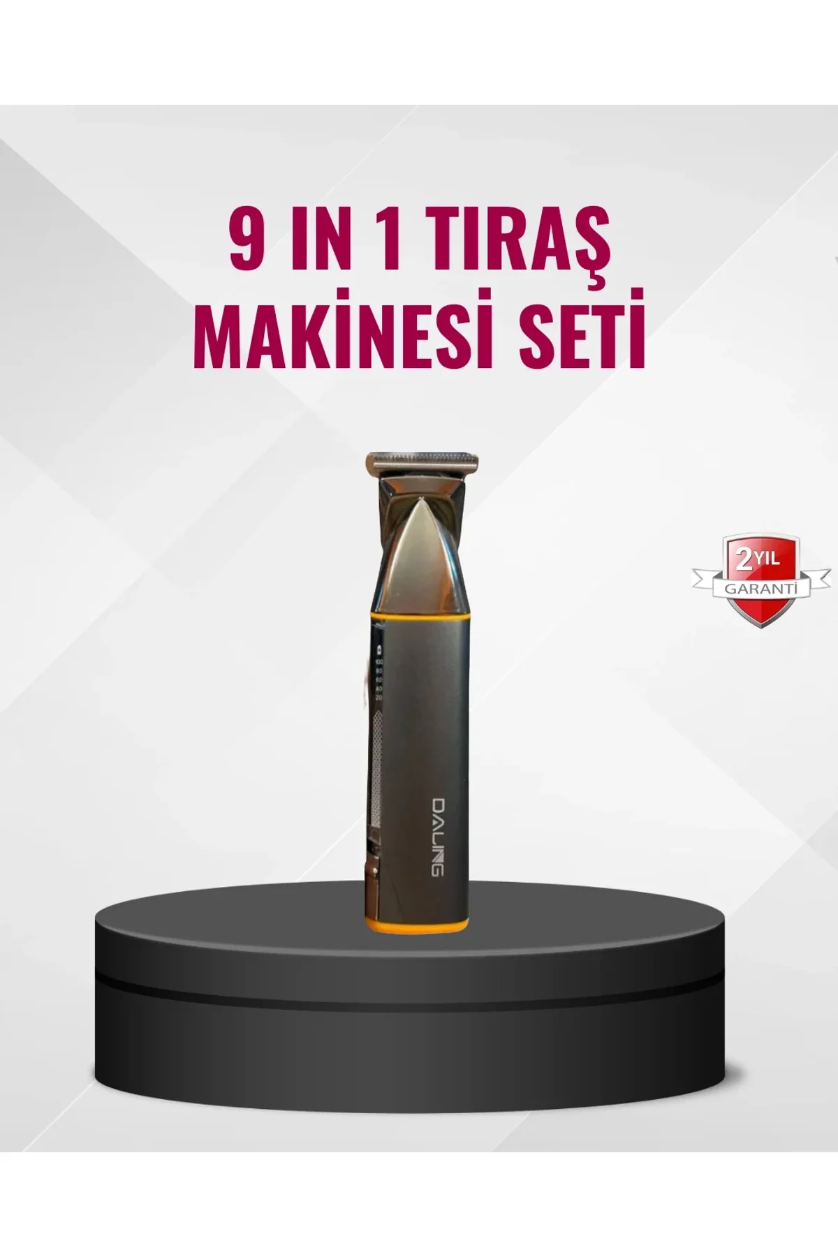 9’u 1 Arada Çoklu Bakım Tıraş Seti Profesyonel Saç Sakal Kesme - Just Cheap Store Görsel 2
