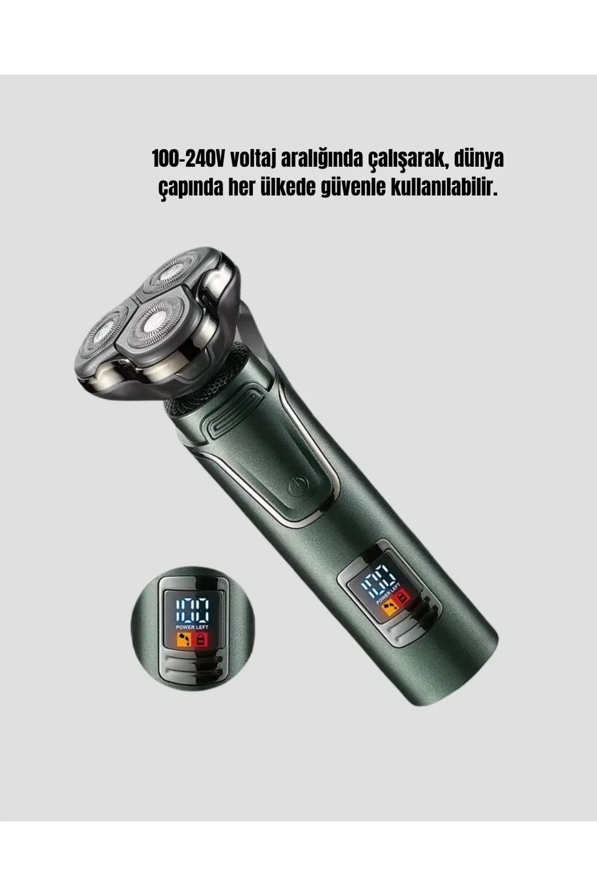 Kablosuz Profesyonel Erkek Bakım Seti – 3 Başlıklı, 3d Akıllı Kesim, Taşınabilir - Just Cheap Store Görsel 5