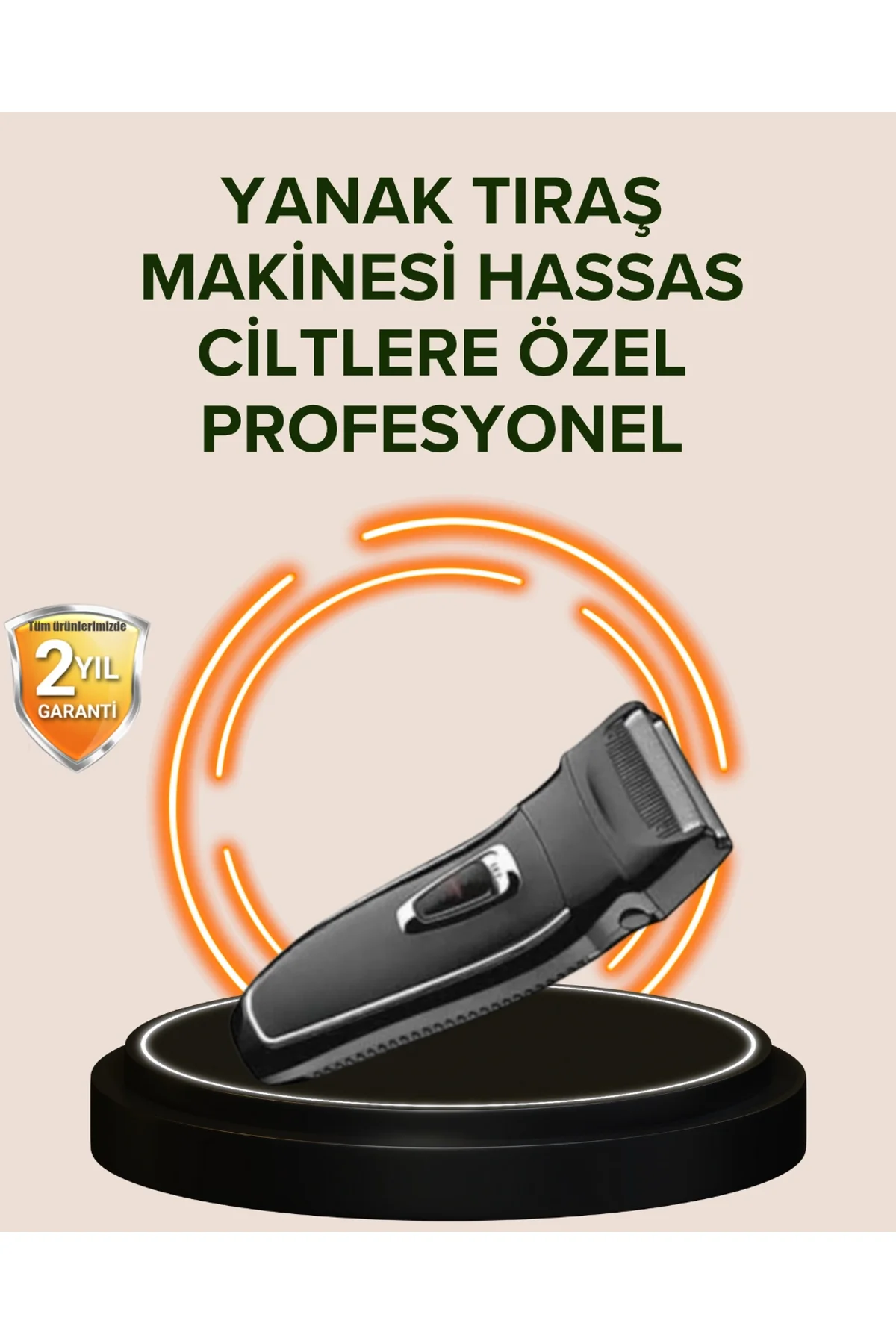 Şarj Göstergeli Yıkanabilir Erkek Tıraş Makinesi