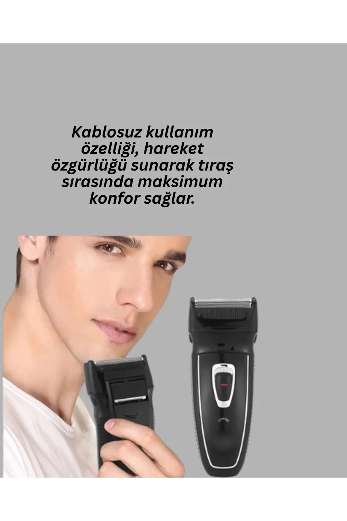 Şarj Göstergeli Yıkanabilir Erkek Tıraş Makinesi - Just Cheap Store Görsel 5