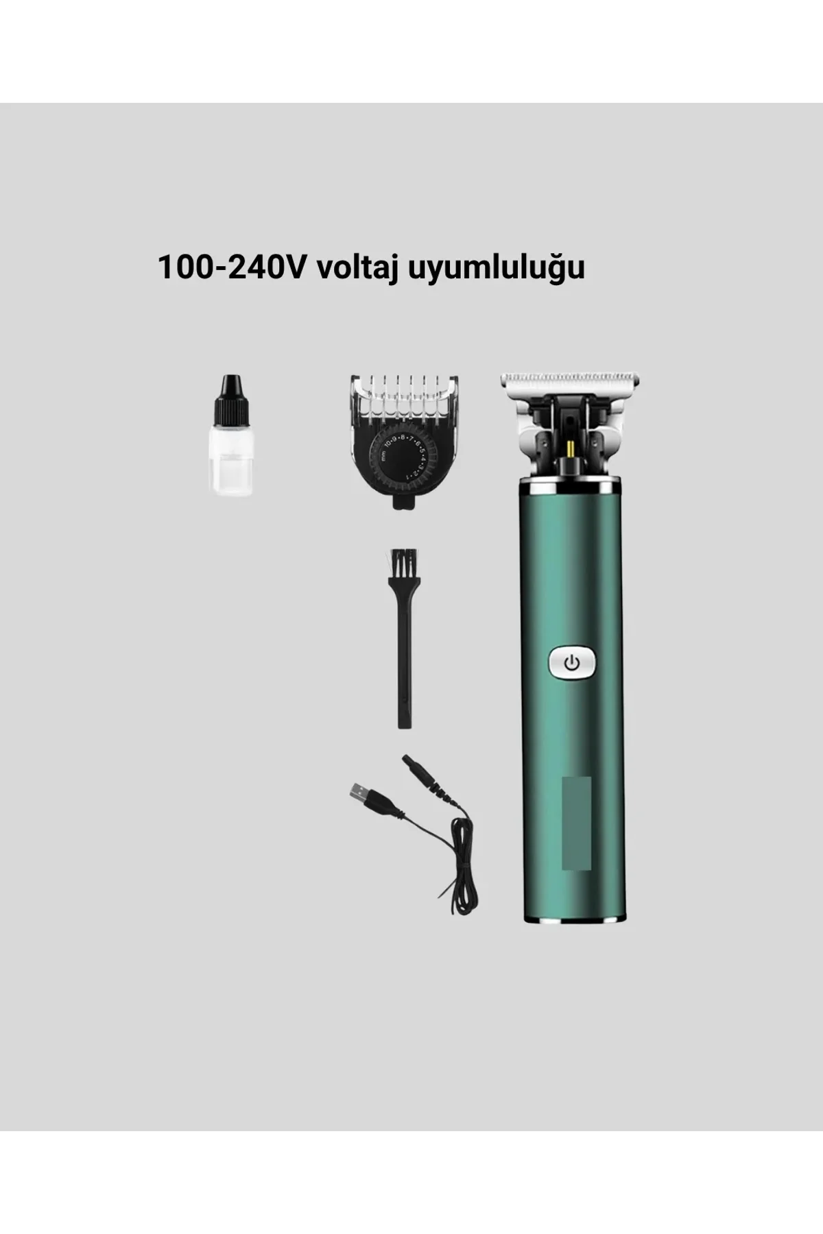 Profesyonel Şarjlı Tıraş Makinesi – 180 Dakika Kullanım, 2.5 Saat Hızlı Şarj, Evrensel Usb Şarj Giri - Just Cheap Store Görsel 5