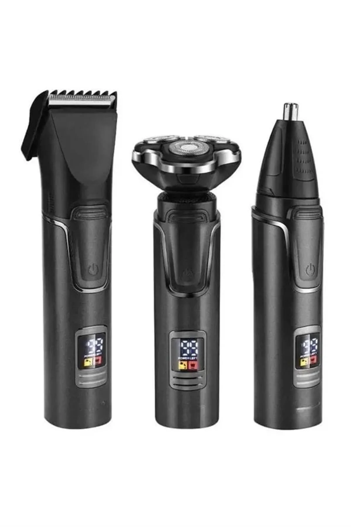 Yüksek Performanslı 3 Başlıklı Profesyonel Şarjlı Islak Ve Kuru Kullanıma Uygun - Just Cheap Store Görsel 3