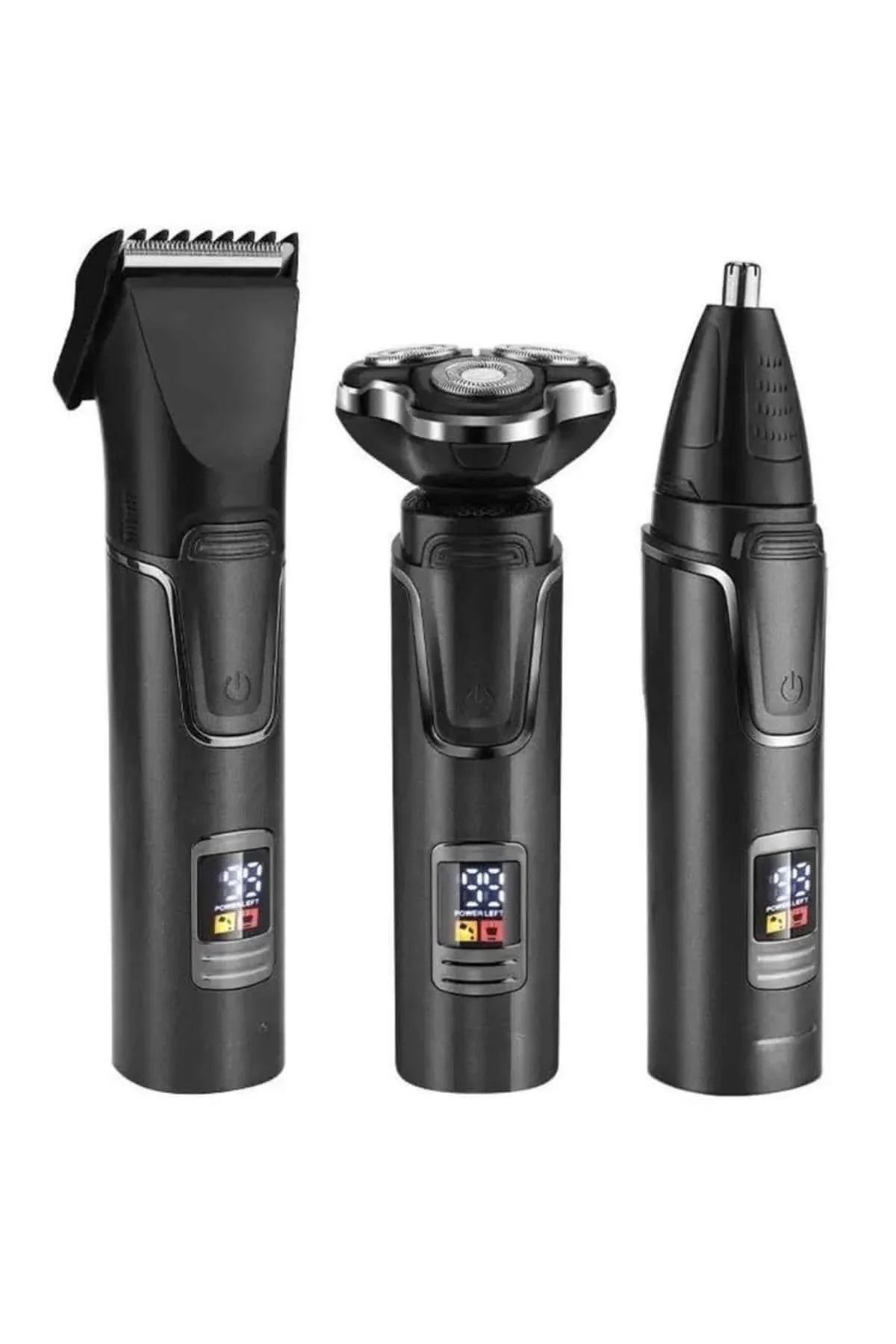 Yüksek Performanslı 3 Başlıklı Profesyonel Şarjlı Islak Ve Kuru Kullanıma Uygun - Just Cheap Store Görsel 4