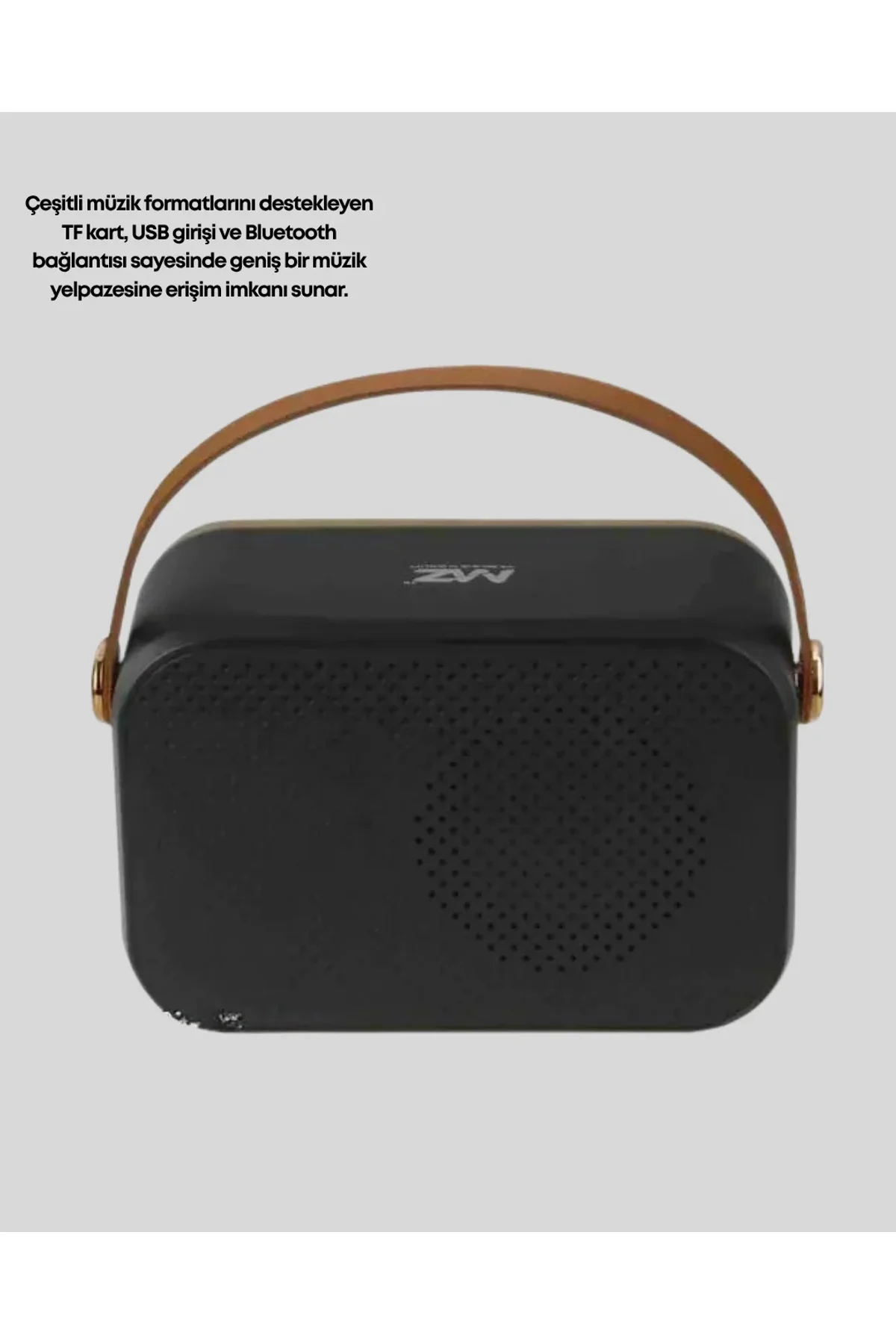 Bluetooth’lu Retro Radyo – Fm Destekli Nostaljik Hoparlör - Just Cheap Store Görsel 3