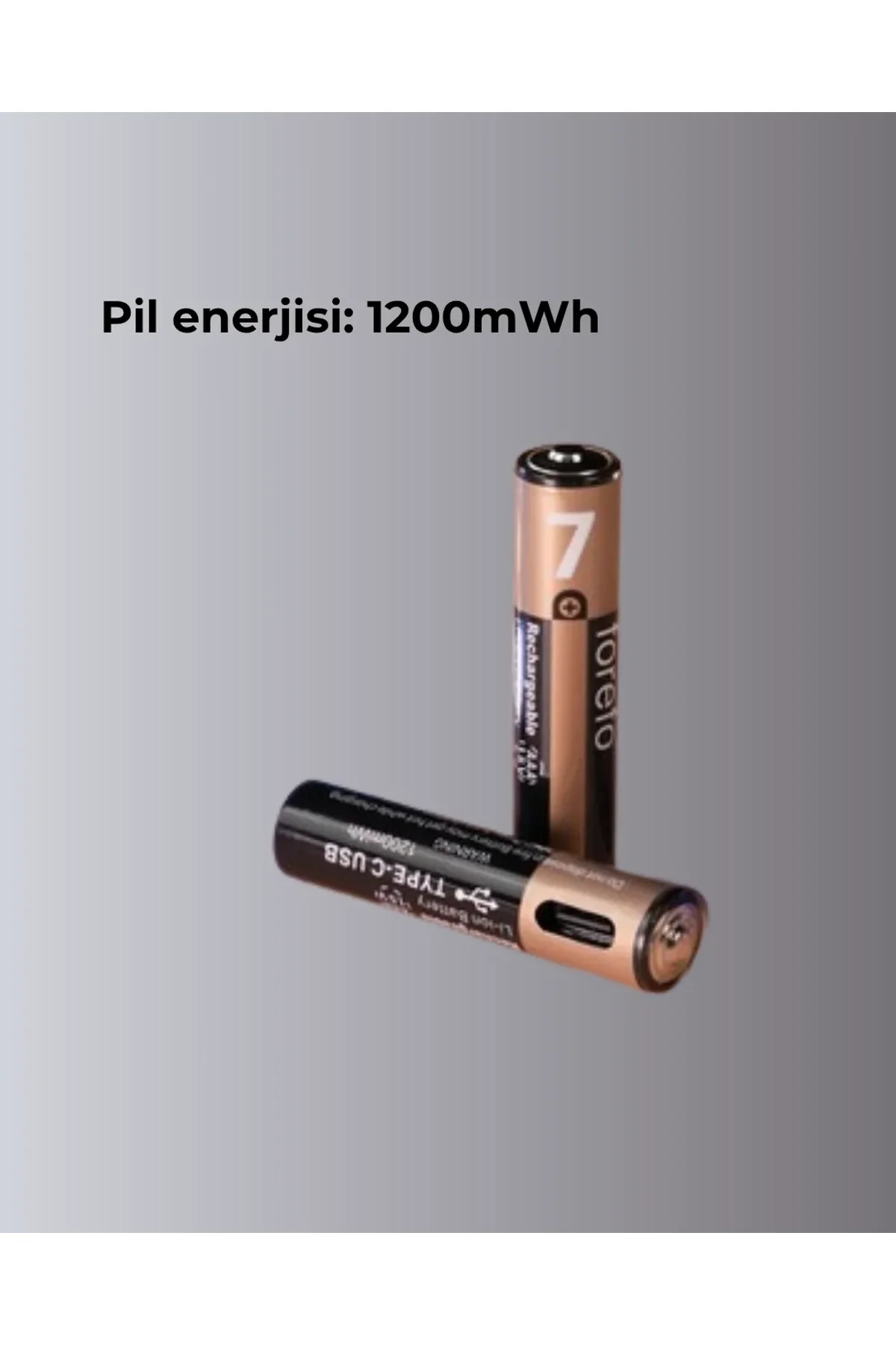 Hızlı Şarj Teknolojili Usb Şarjlı Aaa Pil – 40 Dakikada Tam Şarj - Just Cheap Store Görsel 5