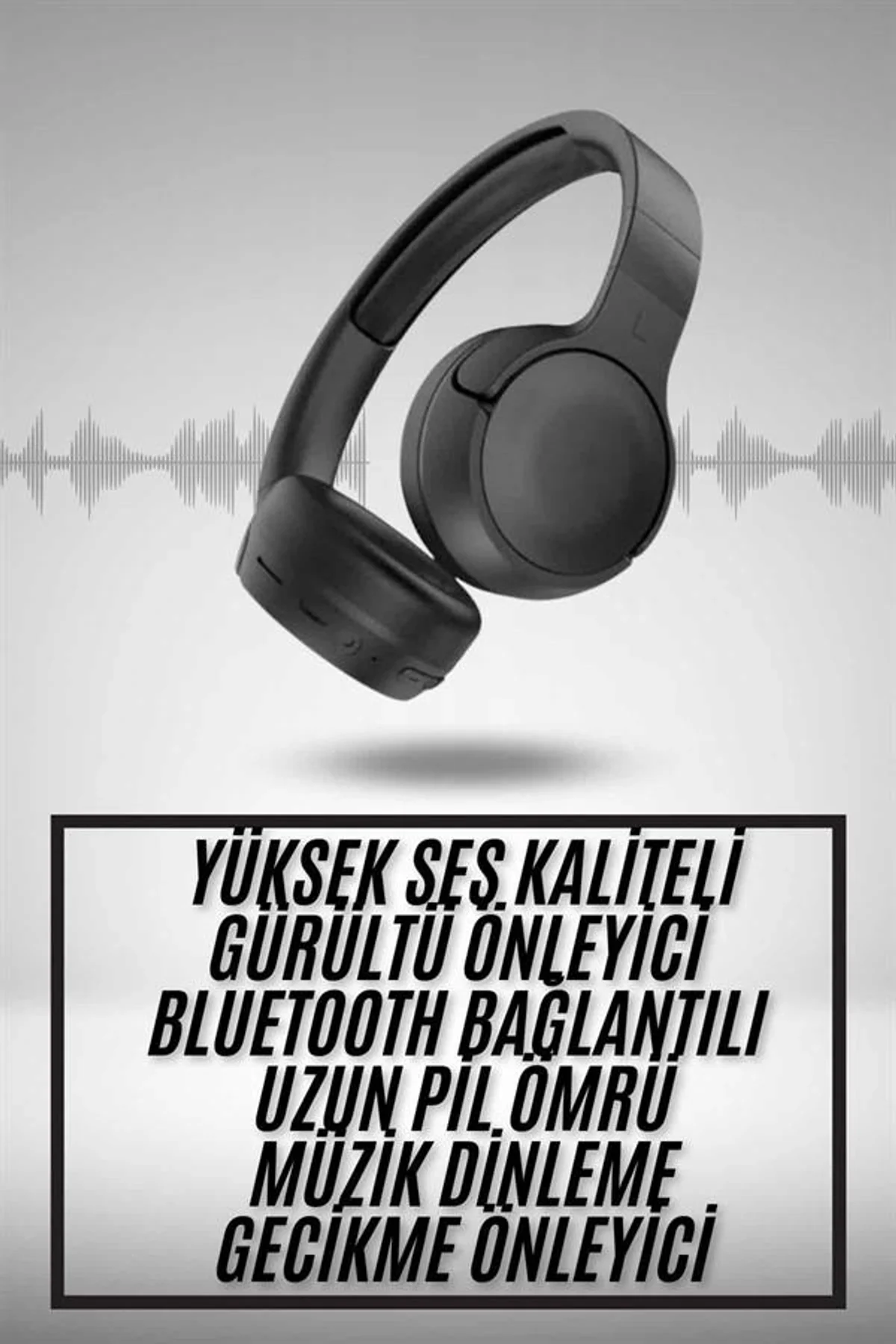 Yeni Nesil Kulak Üstü Bluetooth Kulaklık Type-c Girişli Yüksek Ses Kaliteli