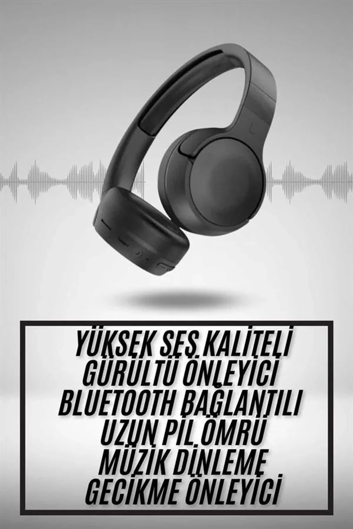 Yeni Nesil Kulak Üstü Bluetooth Kulaklık Type-c Girişli Yüksek Ses Kaliteli - Just Cheap Store Görsel 2