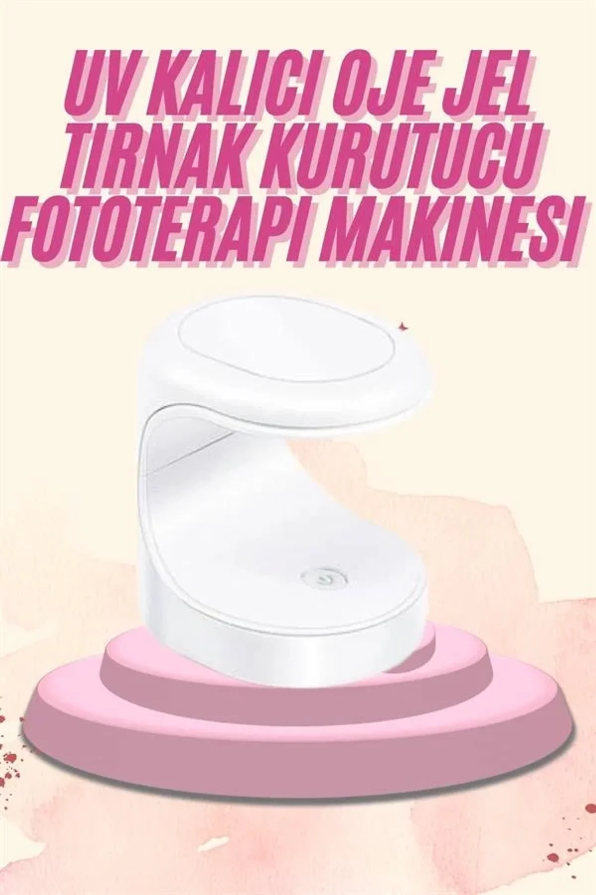 Mini Taşınabilir Kalıcı Oje Jel Tırnak Kurutucu Fototerapi Makinesi - Just Cheap Store Görsel 3