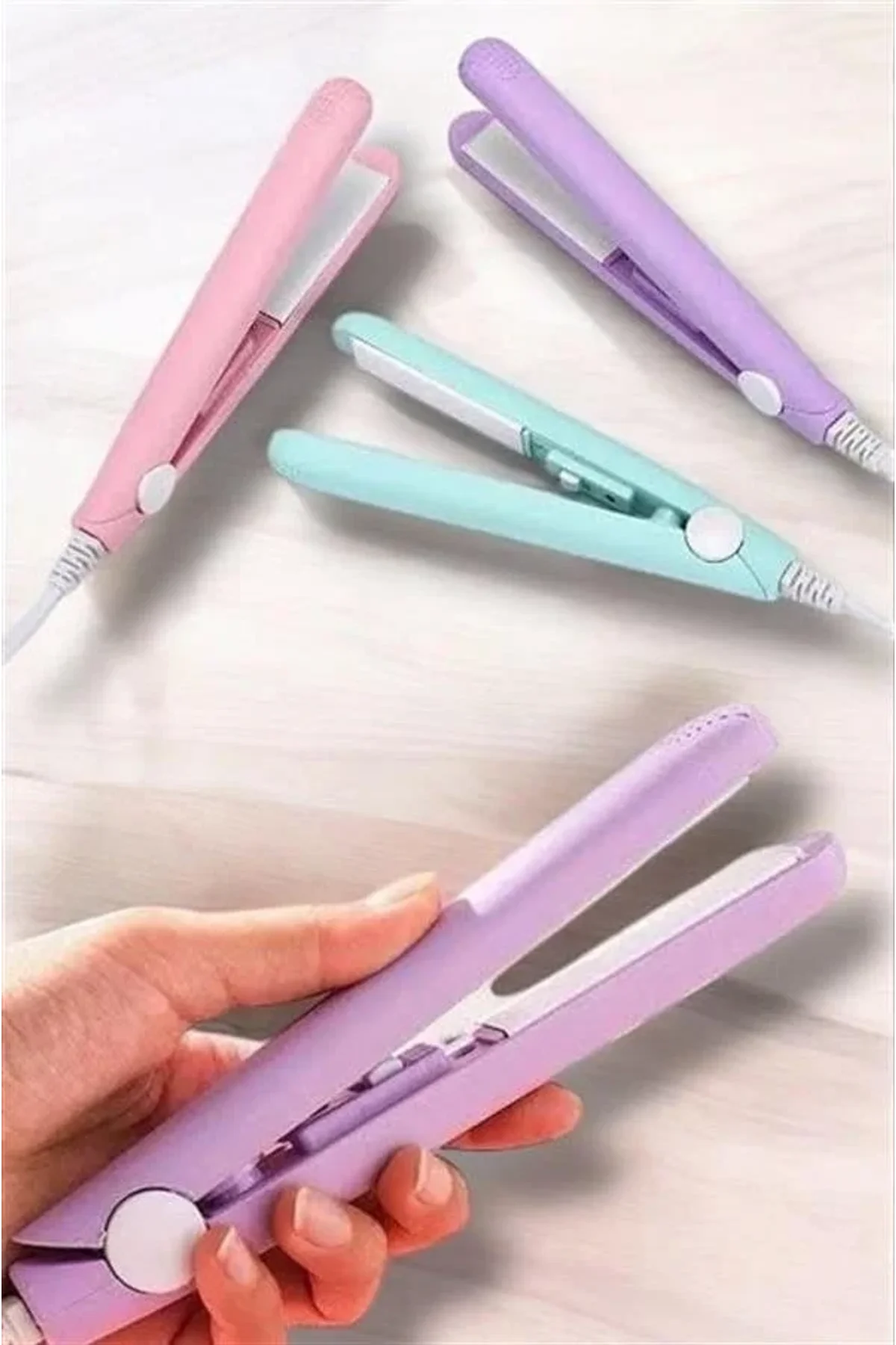 180°c Isı Ve Uzun Süre Kalıcı Düzlük Sağlayan Mini Saç Düzleştirici - Just Cheap Store Görsel 2