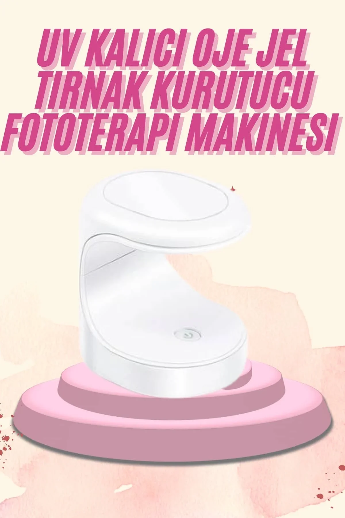 Mini Taşınabilir Kalıcı Oje Jel Tırnak Kurutucu Fototerapi Makinesi - Just Cheap Store Görsel 2