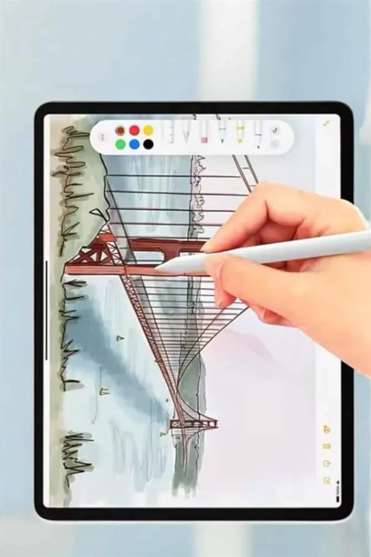 Tablet Kalemi İos Android Windows Uyumlu Yedek Uçlu Universal Çizim Kalemi - Just Cheap Store Görsel 4