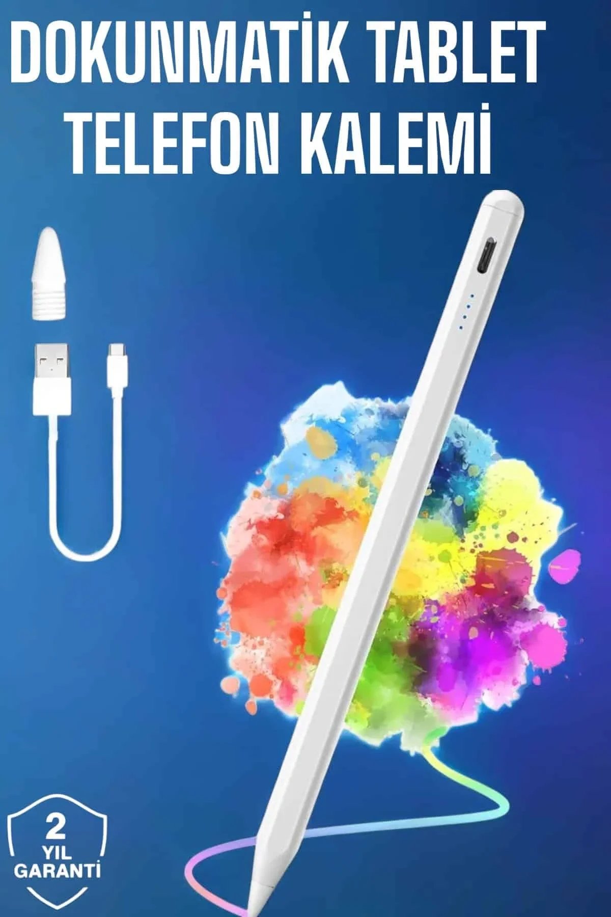 Tablet Kalemi İos Android Windows Uyumlu Yedek Uçlu Universal Çizim Kalemi - Just Cheap Store Görsel 2