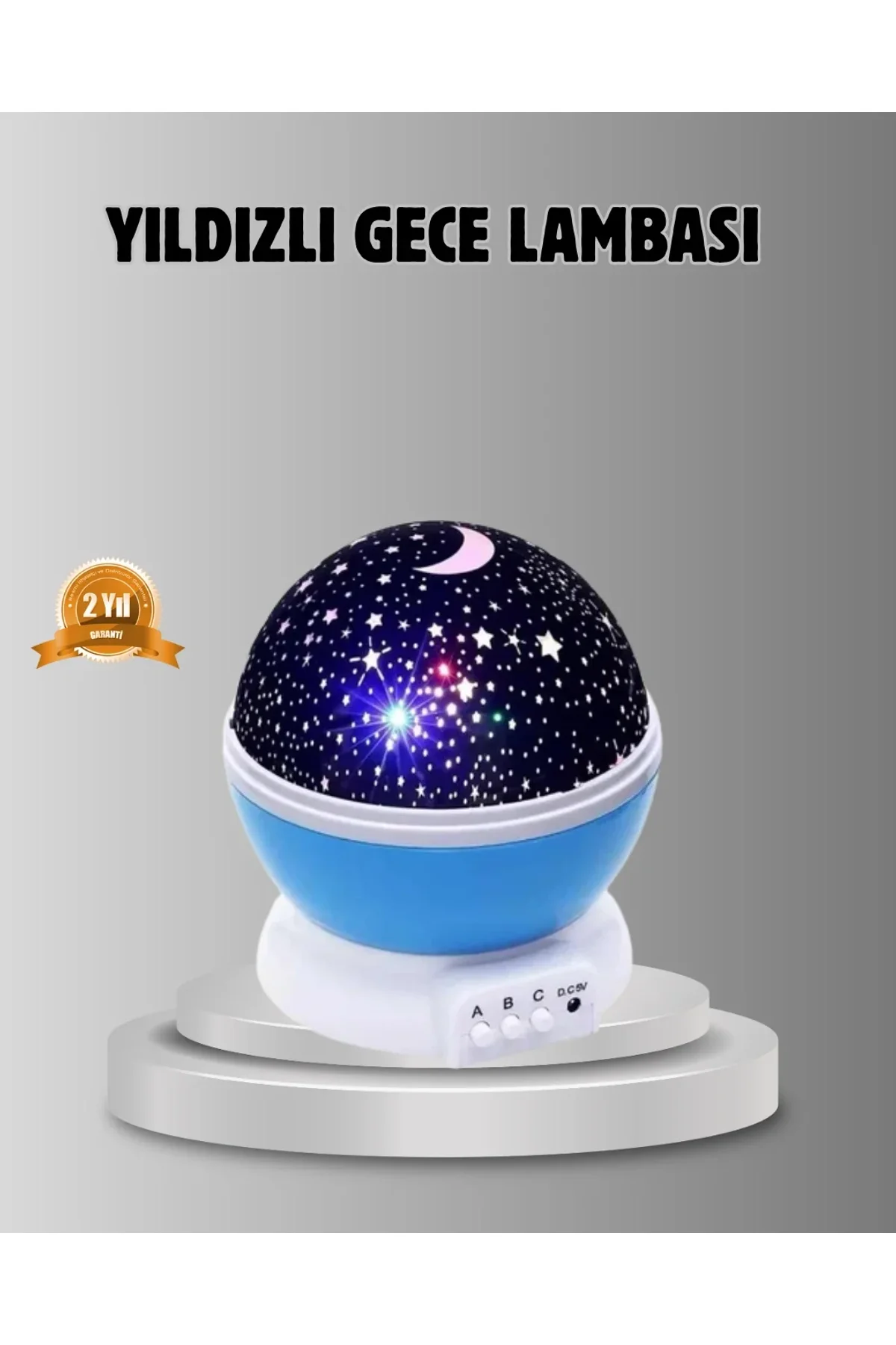 Çocuk Gece Lambası 6 Modlu Renkli Led Enerji Tasarruflu Masal Işığı - Just Cheap Store Görsel 2