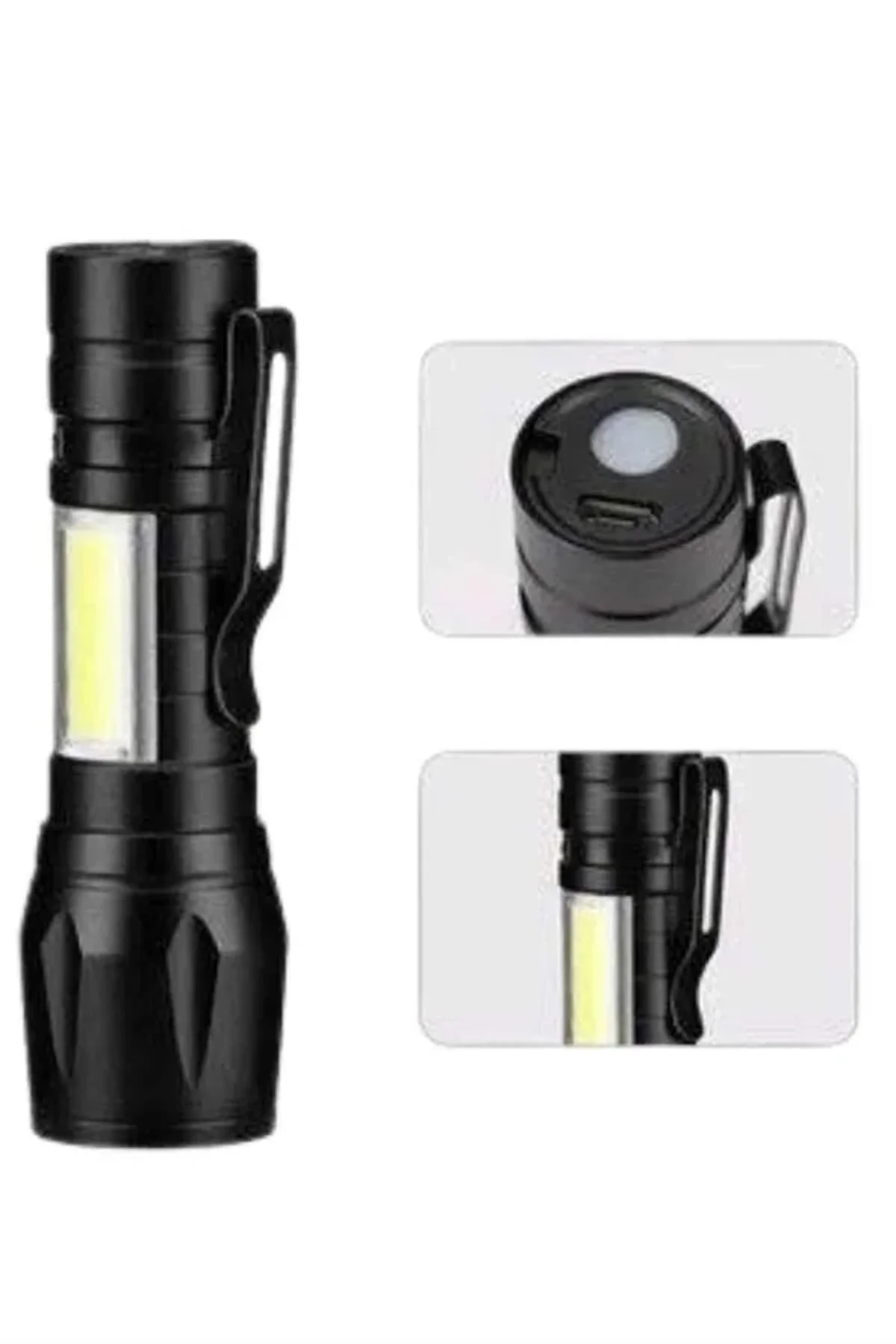 Led Lamba El Feneri Küçük Taşınabilir Usb Şarjlı Acil Durum Lambası - Just Cheap Store Görsel 4