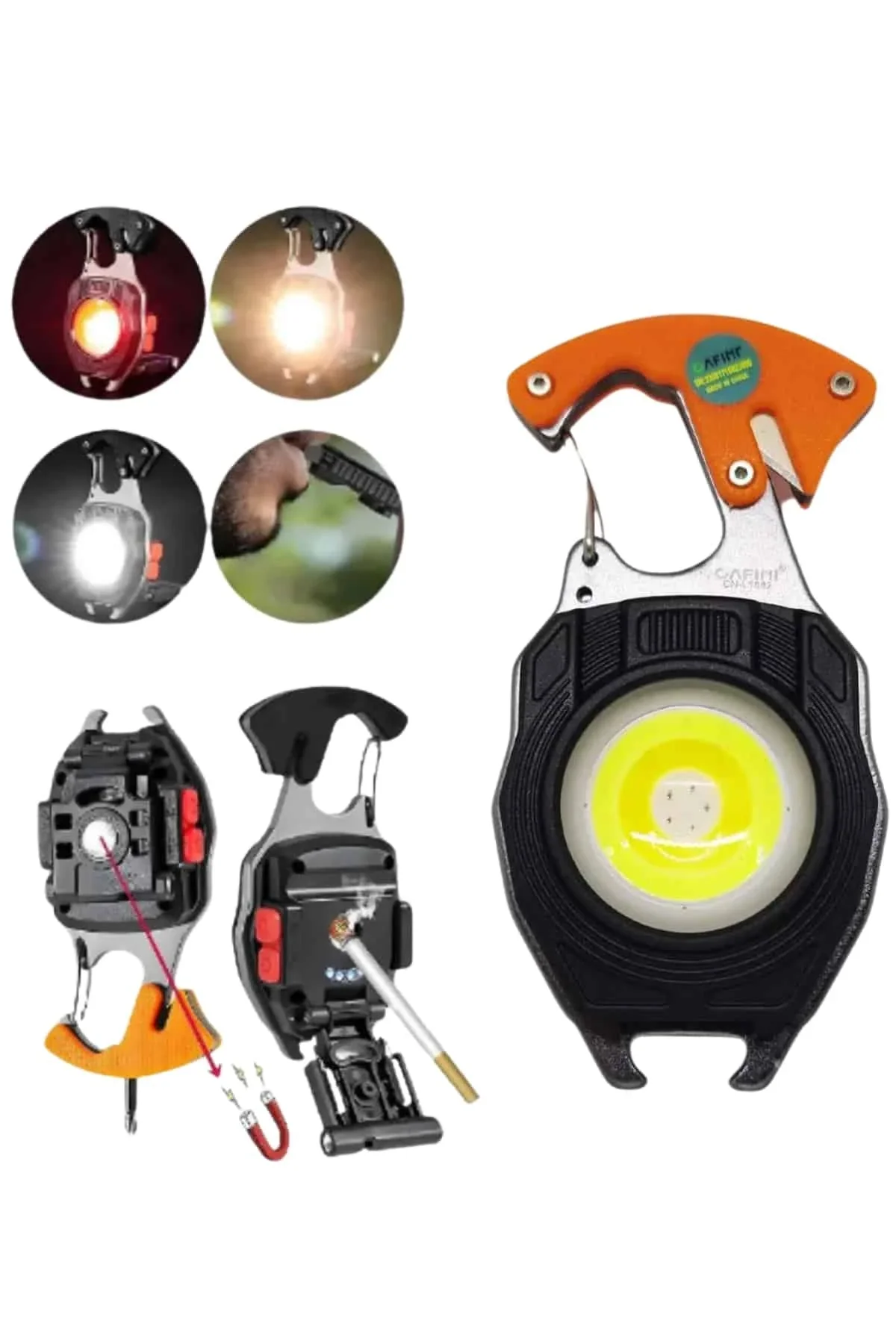 El Feneri Led Anahtarlık Çok Fonksiyonlu Mini Çakmak Özellikli - Just Cheap Store Görsel 3