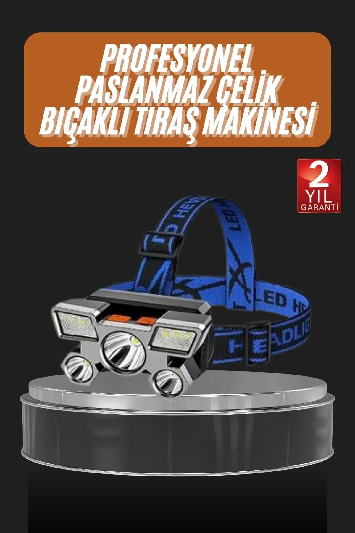 El Feneri Süper Kafa Lambası 4 Modlu 5 Led Kafa Feneri - Just Cheap Store Görsel 2