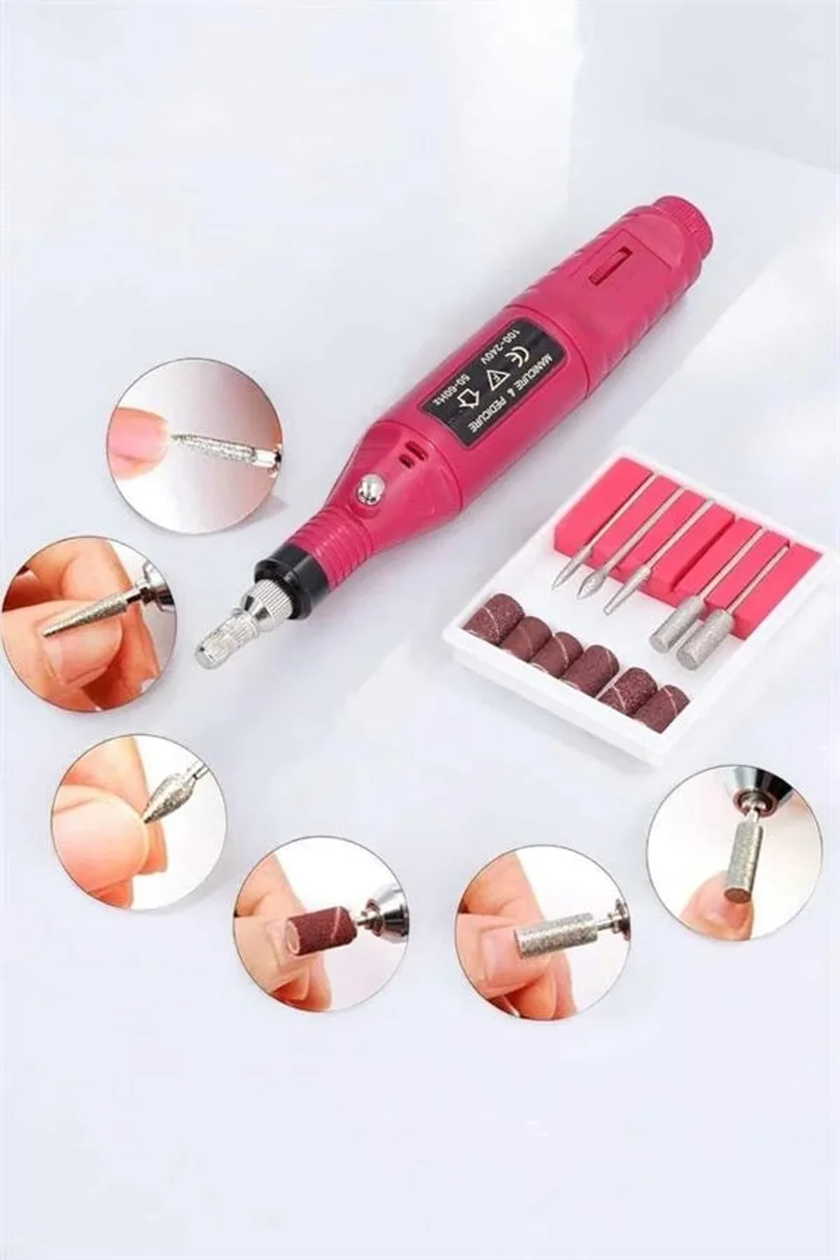 Nasır Temizleyici Manikür Pedikür Seti Elektrikli Usb Girişli - Just Cheap Store Görsel 5